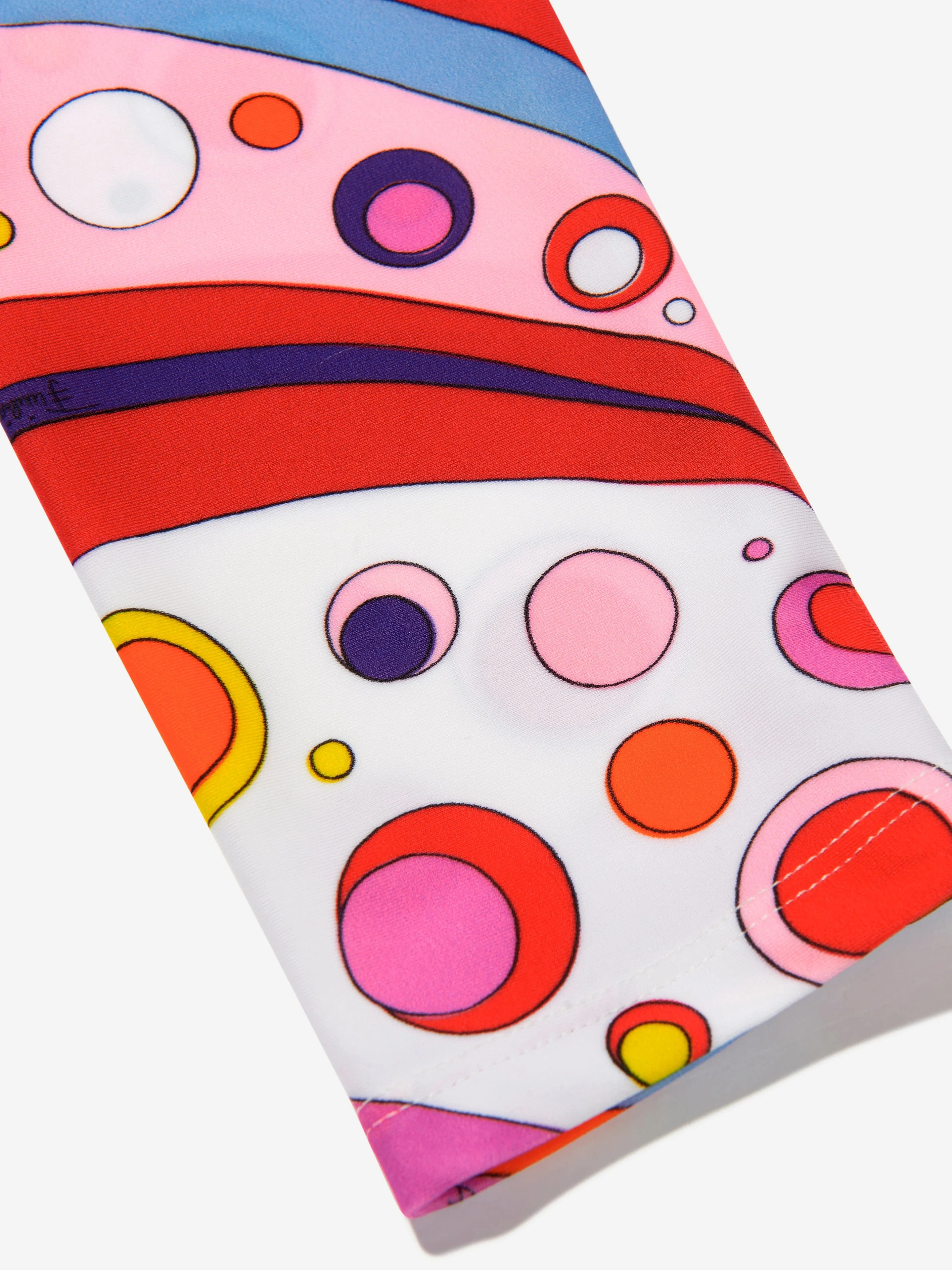 Mädchen Fontane Print Leggings in Rot