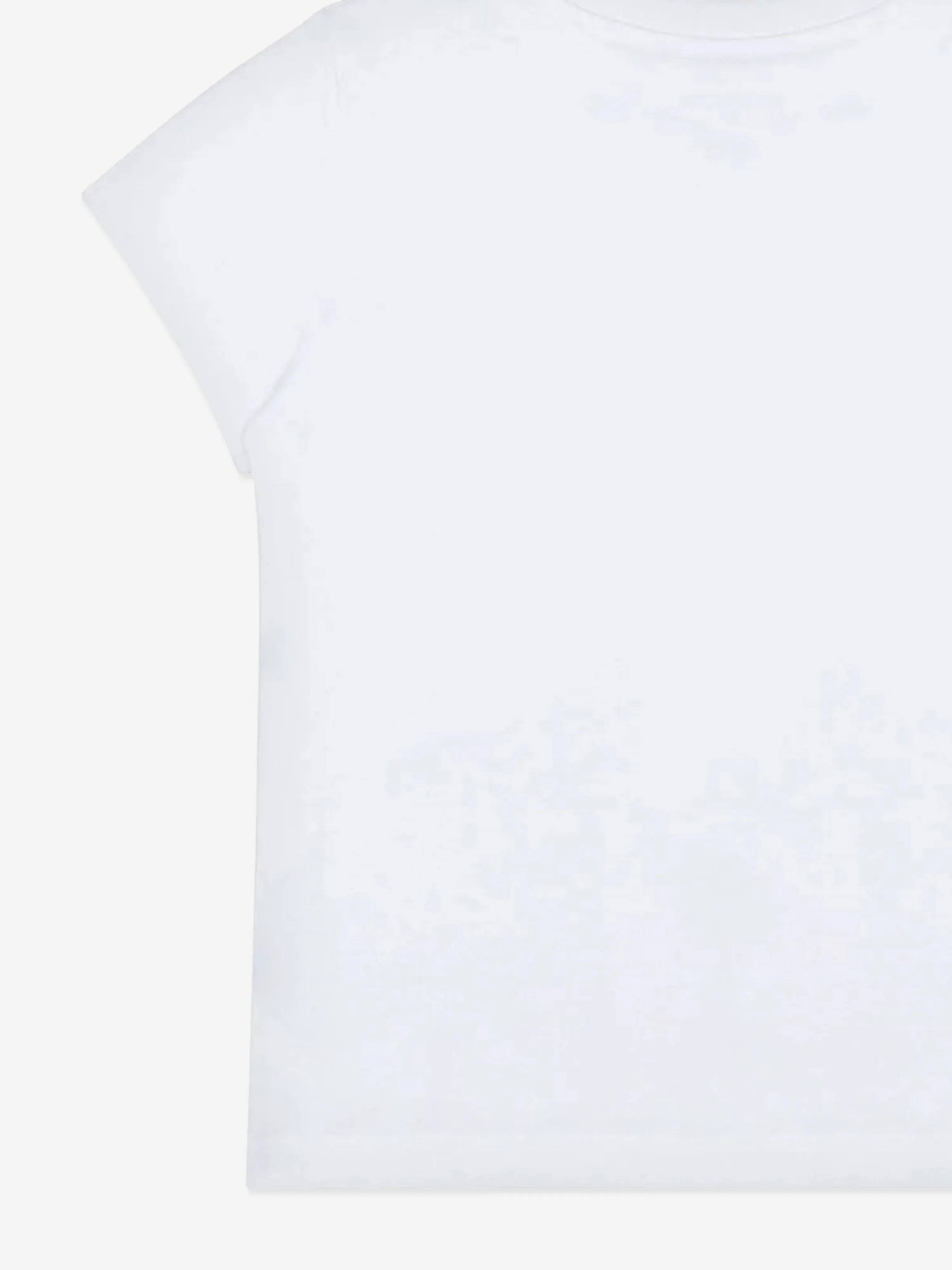 Mädchen Gans Print T-Shirt in Weiß