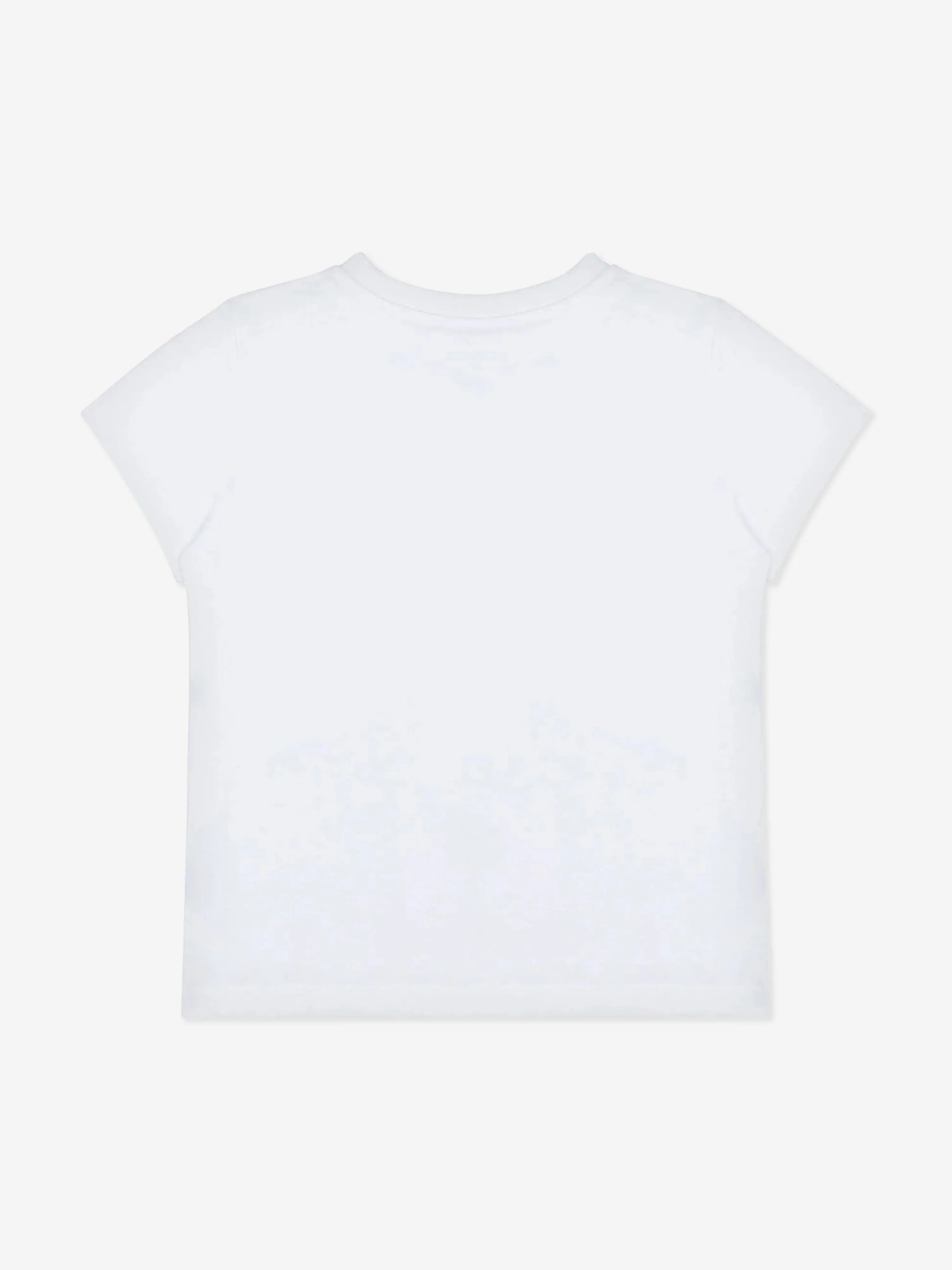 Mädchen Gans Print T-Shirt in Weiß