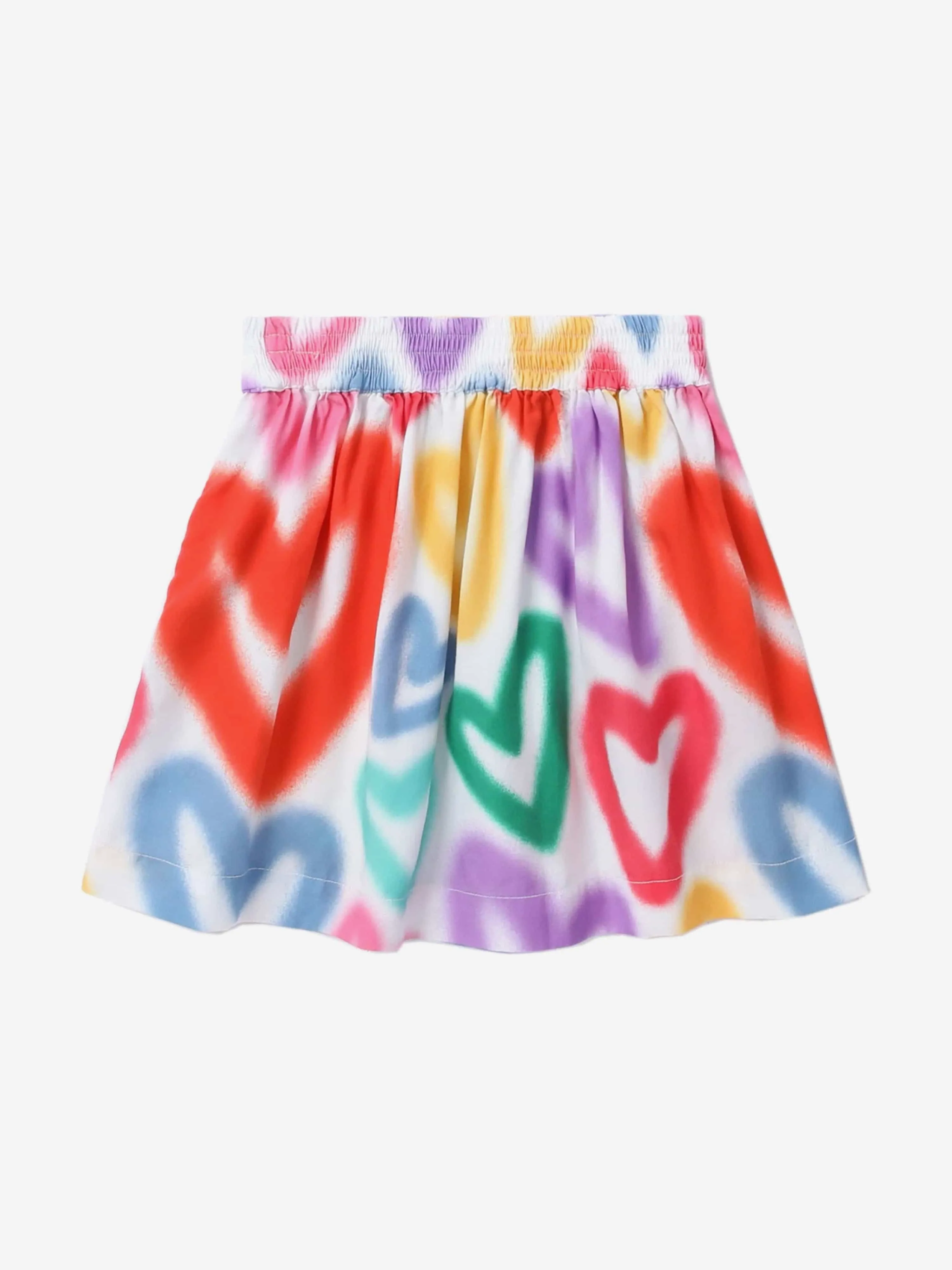 Mädchen Herzrock in Multicolor