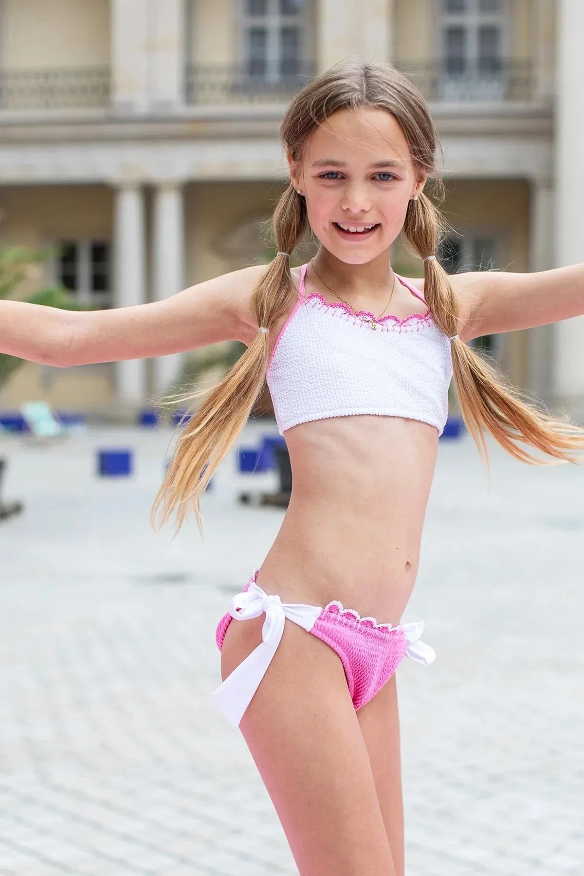 Mädchen Kinsley Bikini in Rosa