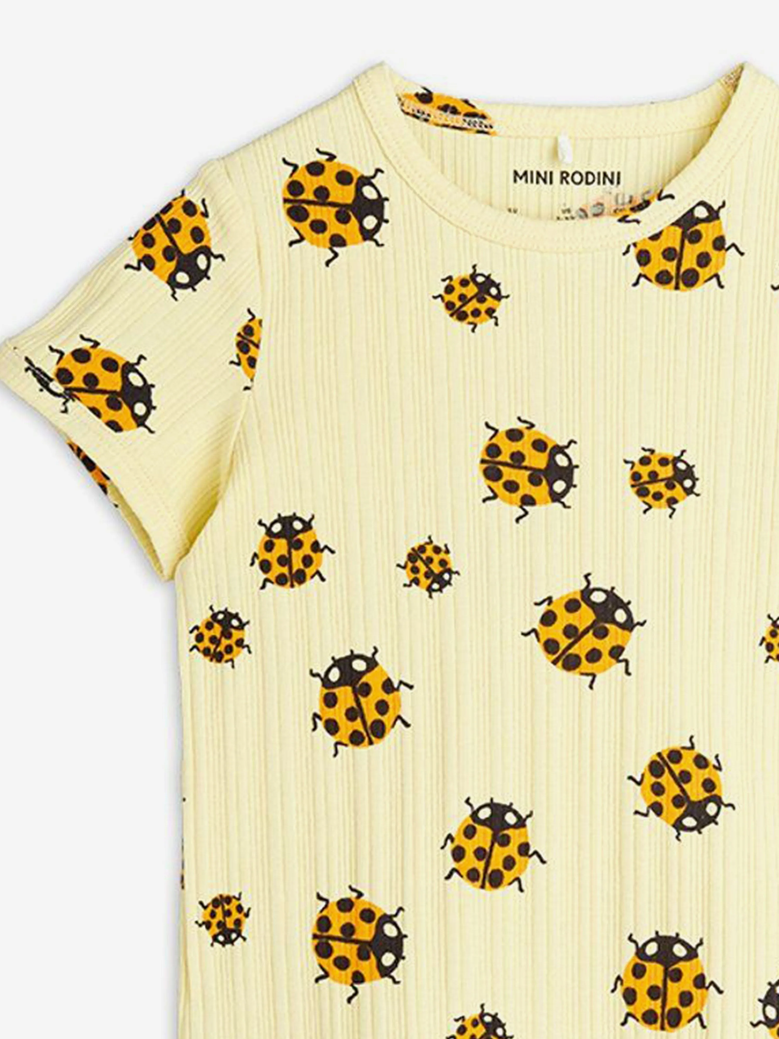 Mädchen Marienkäfer AOP T-Shirt in Gelb