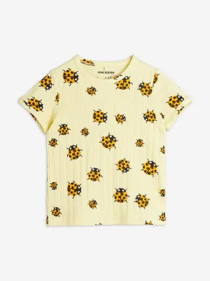 Mädchen Marienkäfer AOP T-Shirt in Gelb