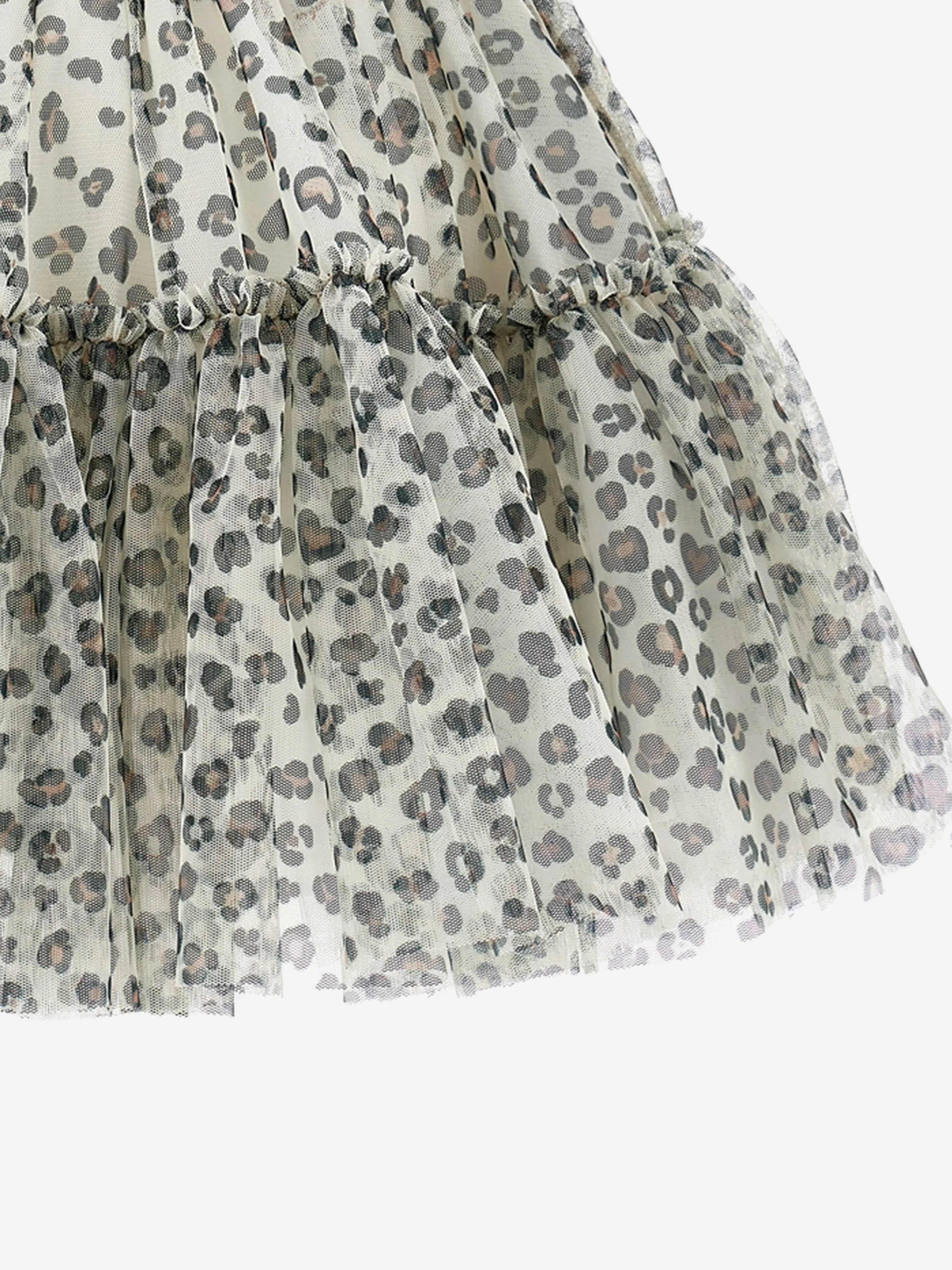 Mädchen Leoparden Tüll Tutu in Beige