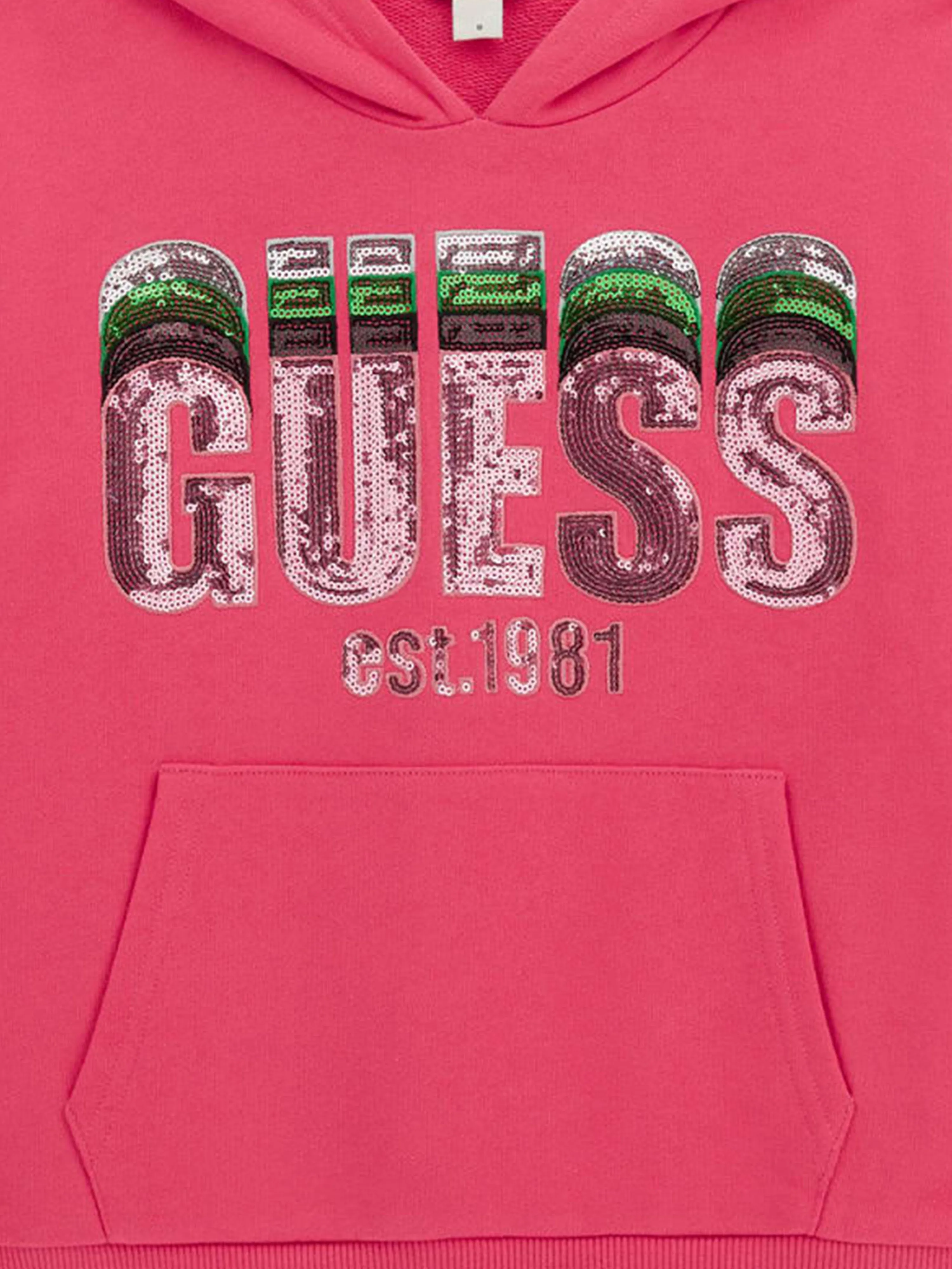 Mädchen Logo Hoodie in Rosa