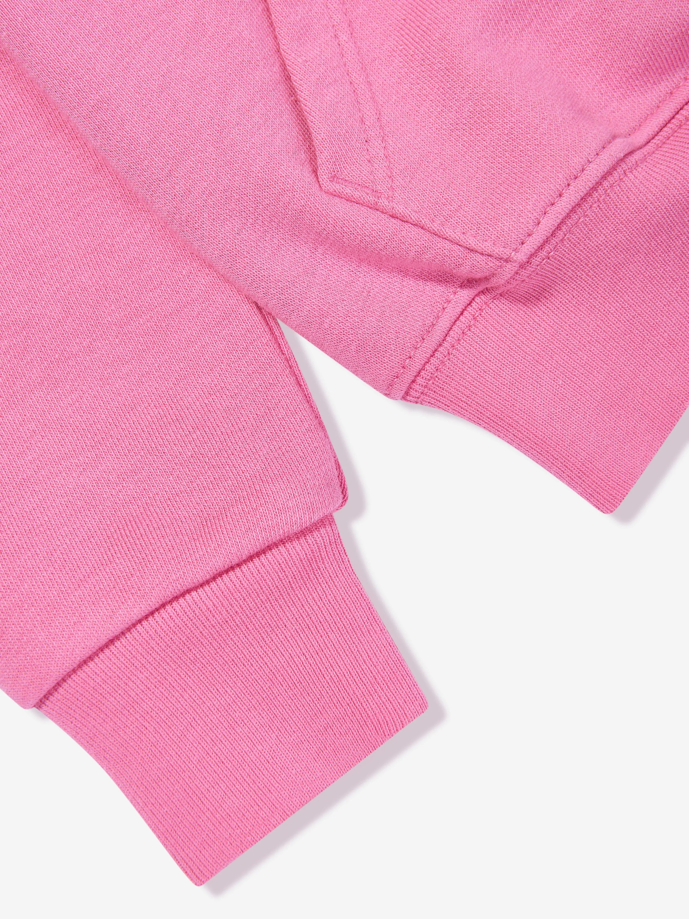 Mädchen Logo Hoodie in Rosa