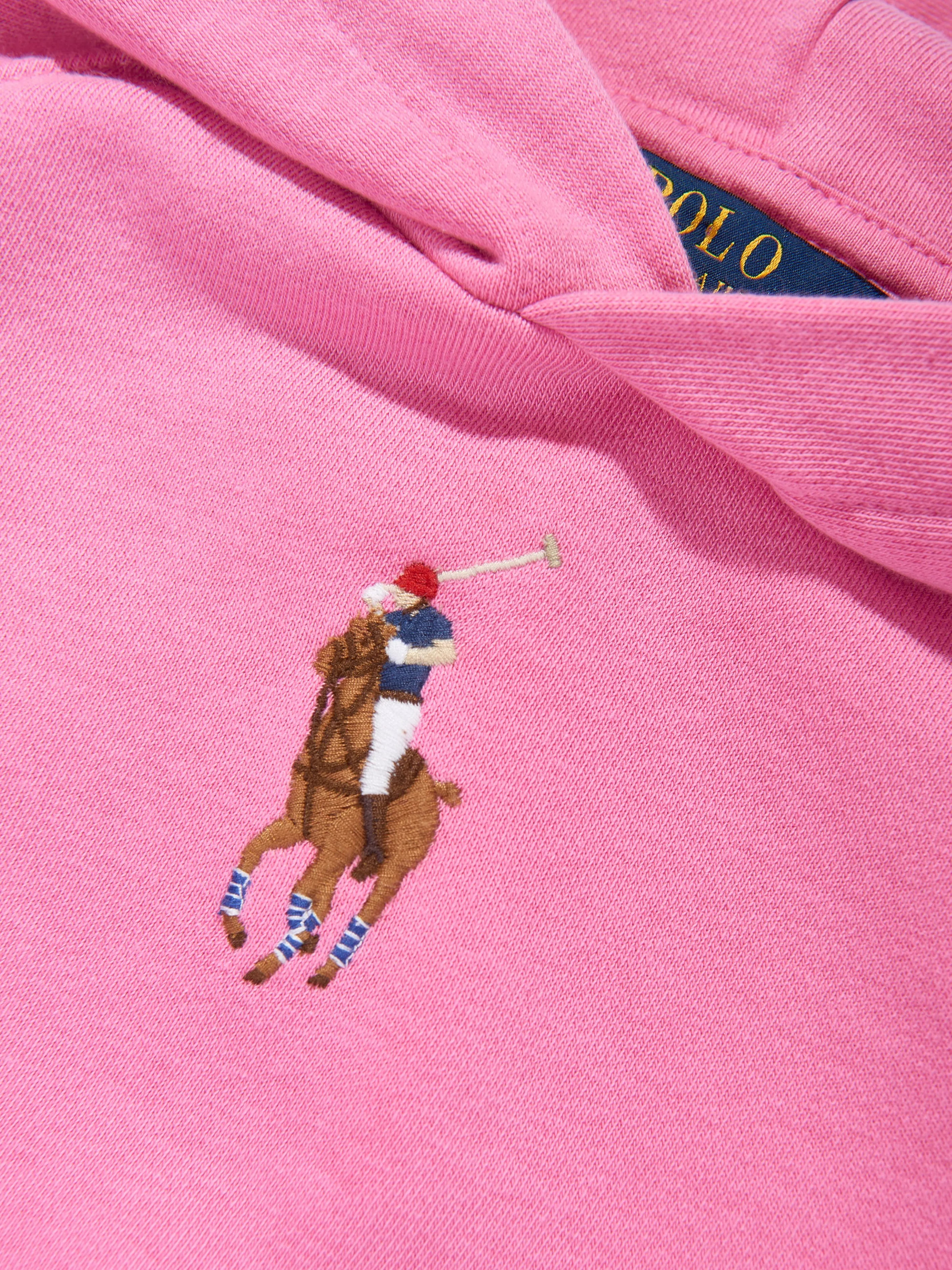 Mädchen Logo Hoodie in Rosa