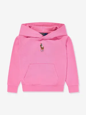 Mädchen Logo Hoodie in Rosa