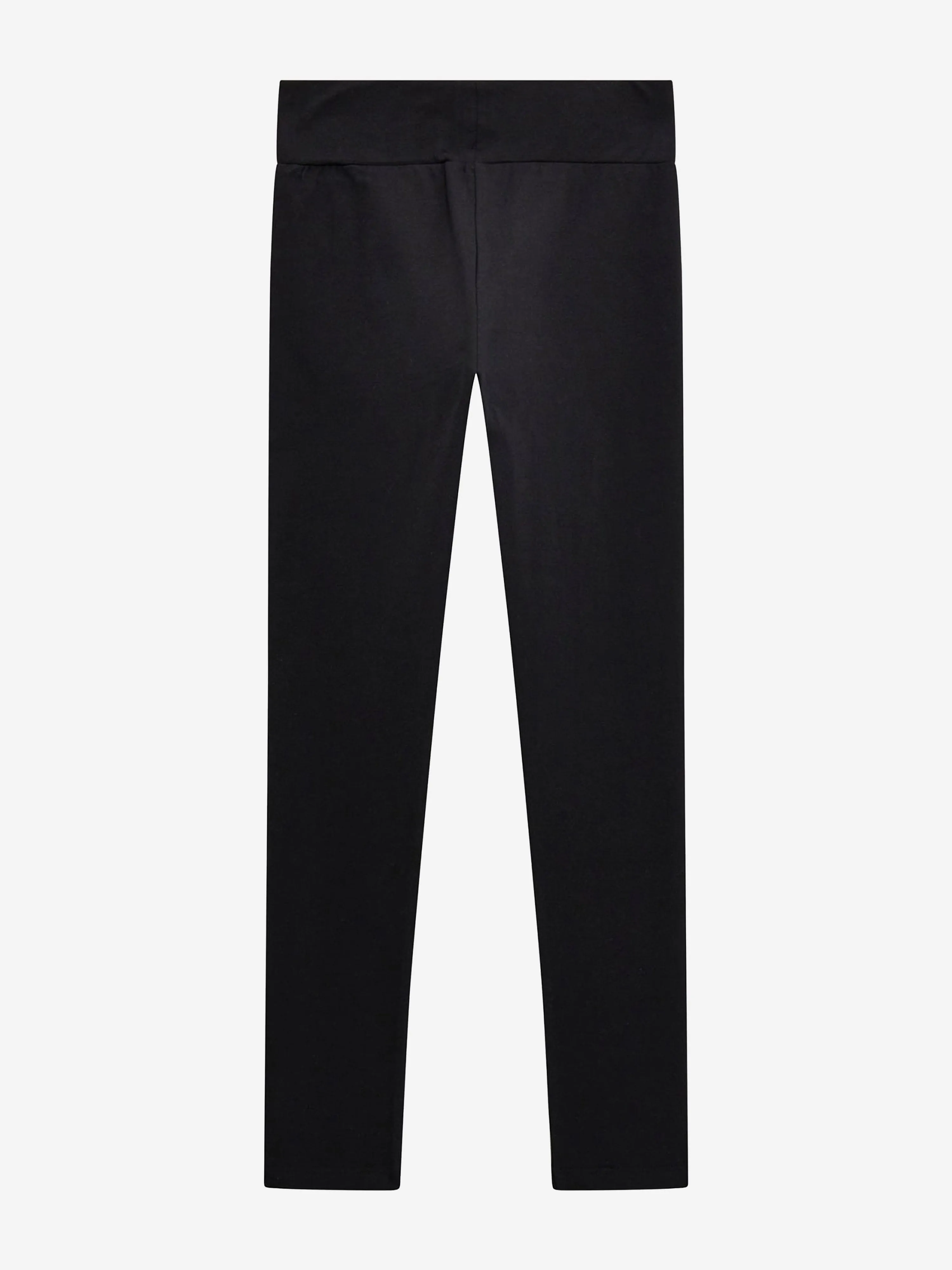 Mädchen Logo Leggings in Schwarz