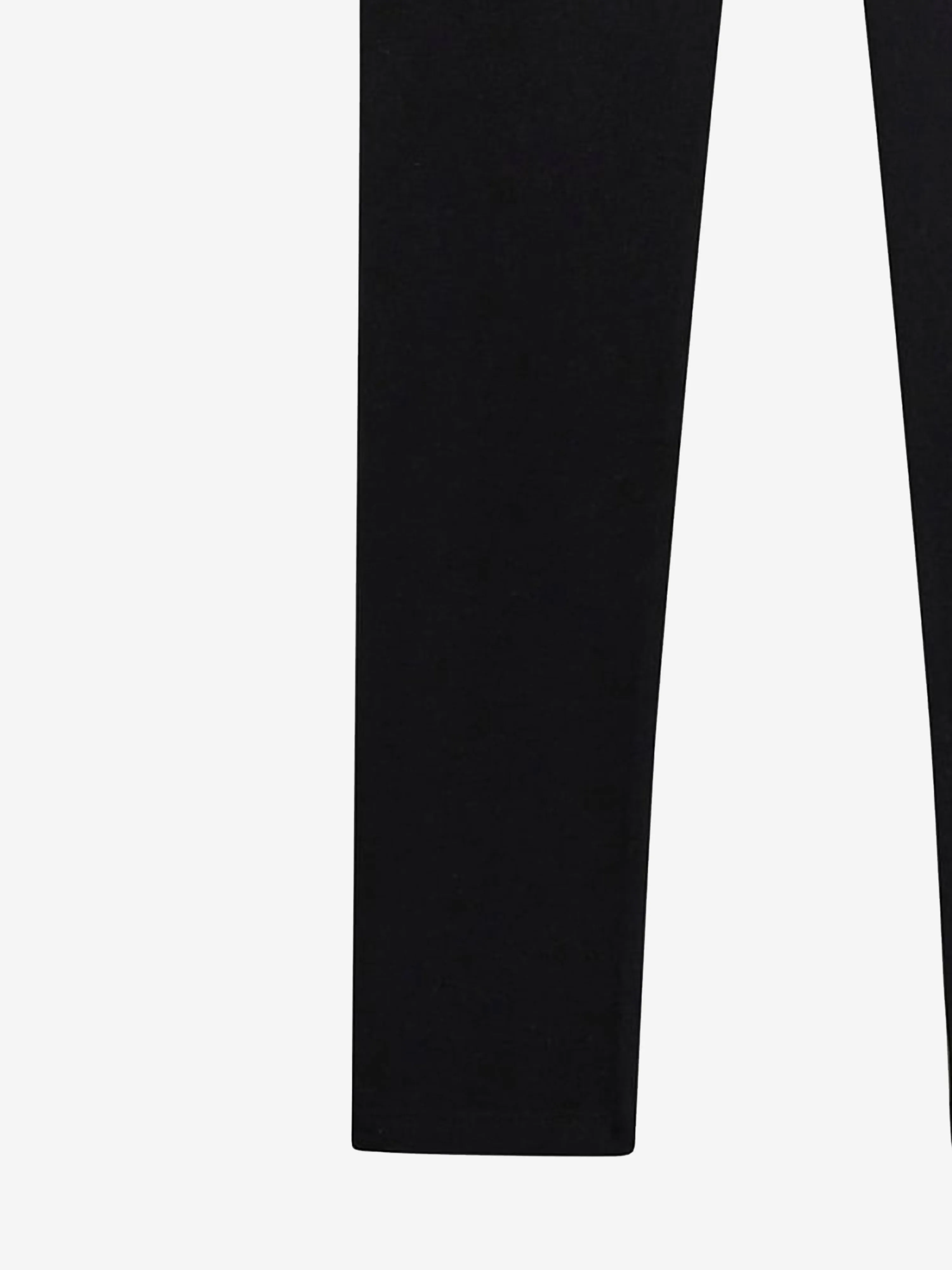 Mädchen Logo Leggings in Schwarz