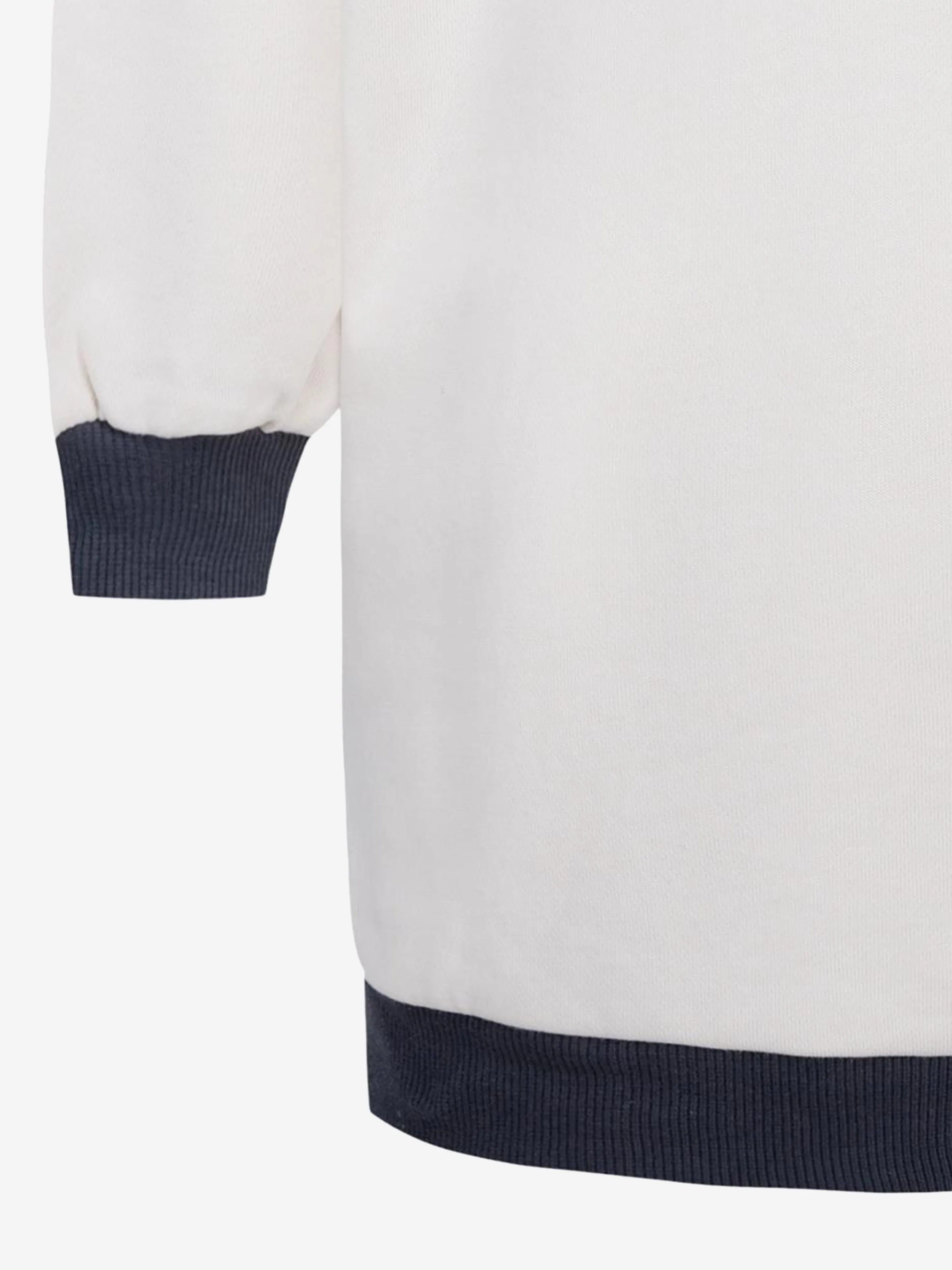 Mädchen Logo Polo Kleid in Elfenbein