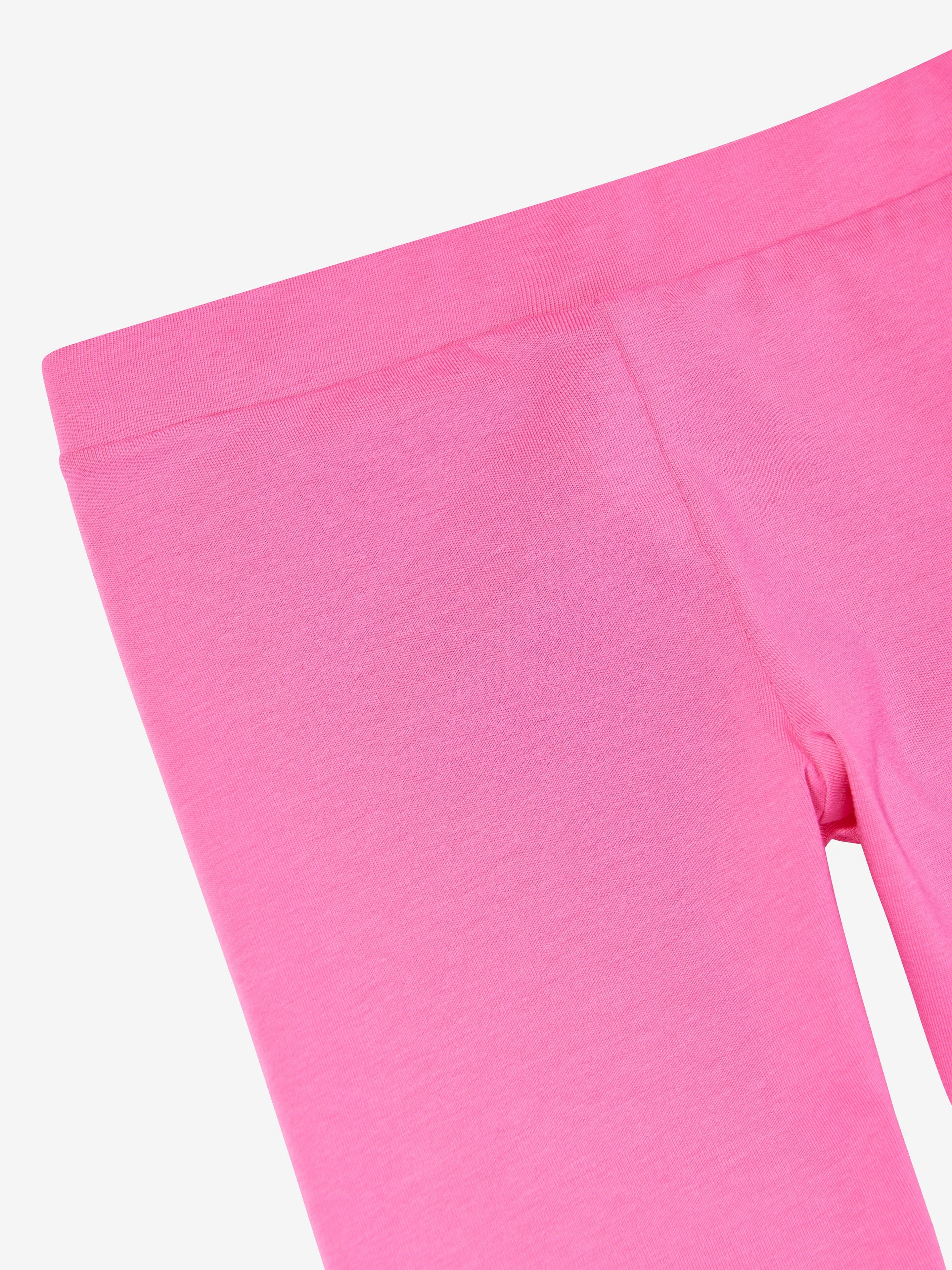 Mädchen Logo Print Leggings in Rosa