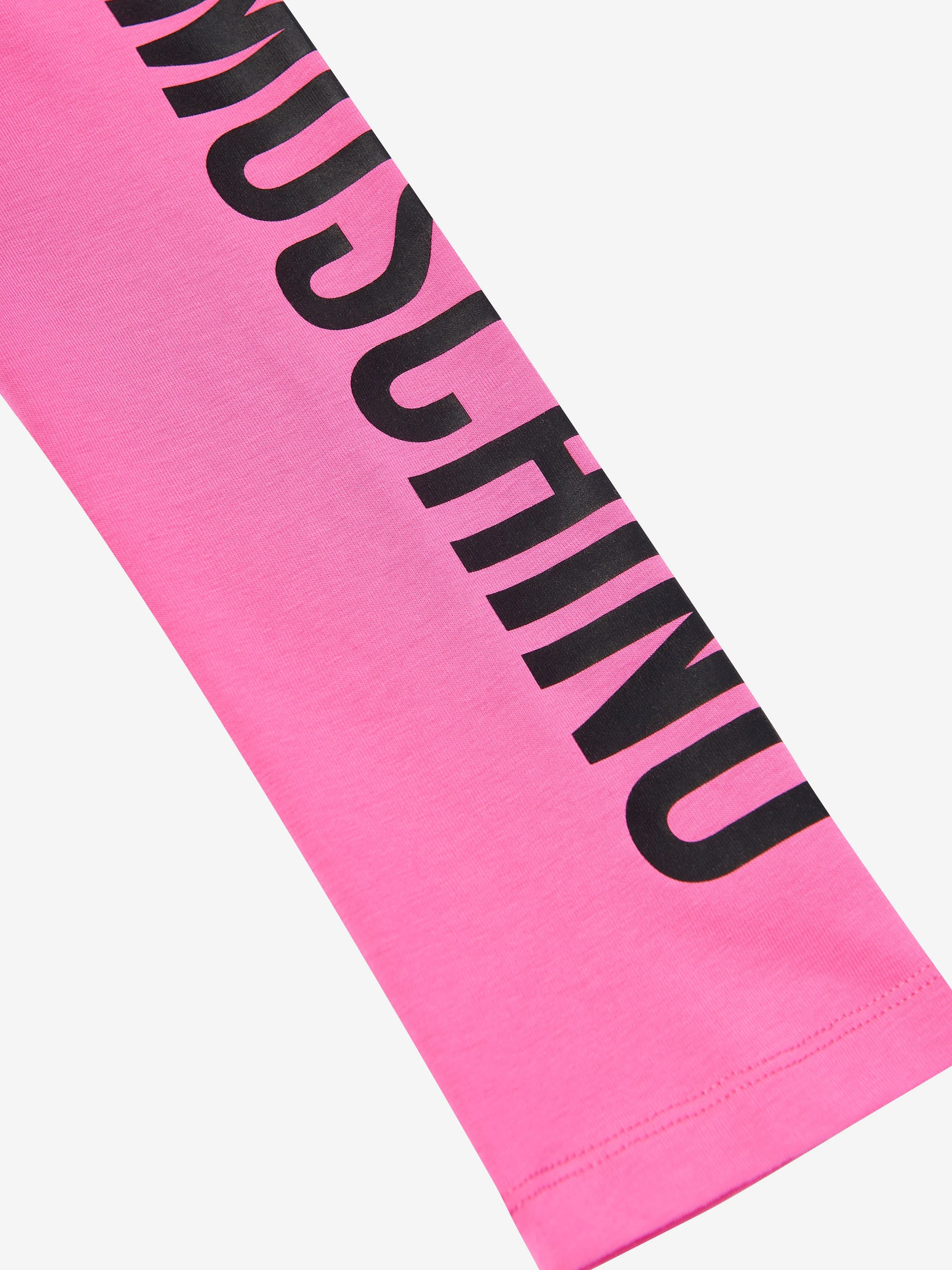 Mädchen Logo Print Leggings in Rosa