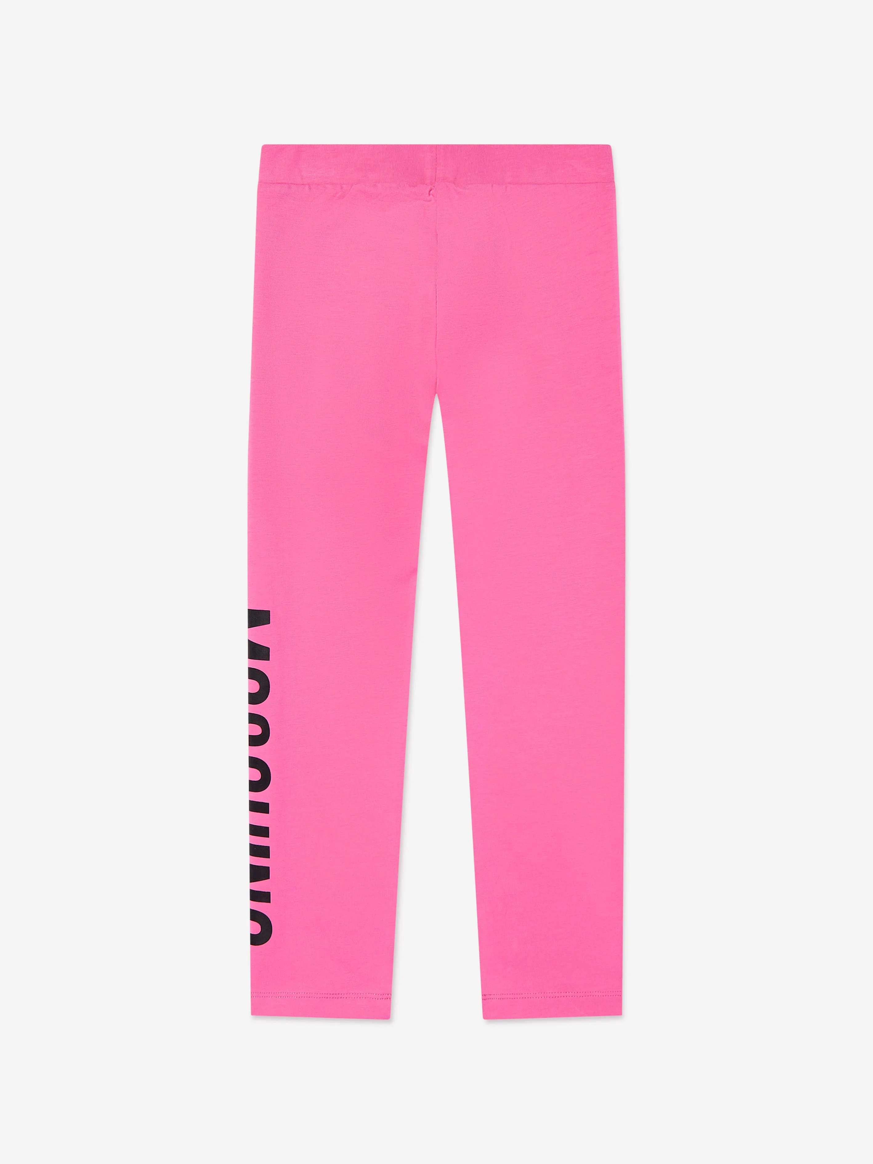 Mädchen Logo Print Leggings in Rosa