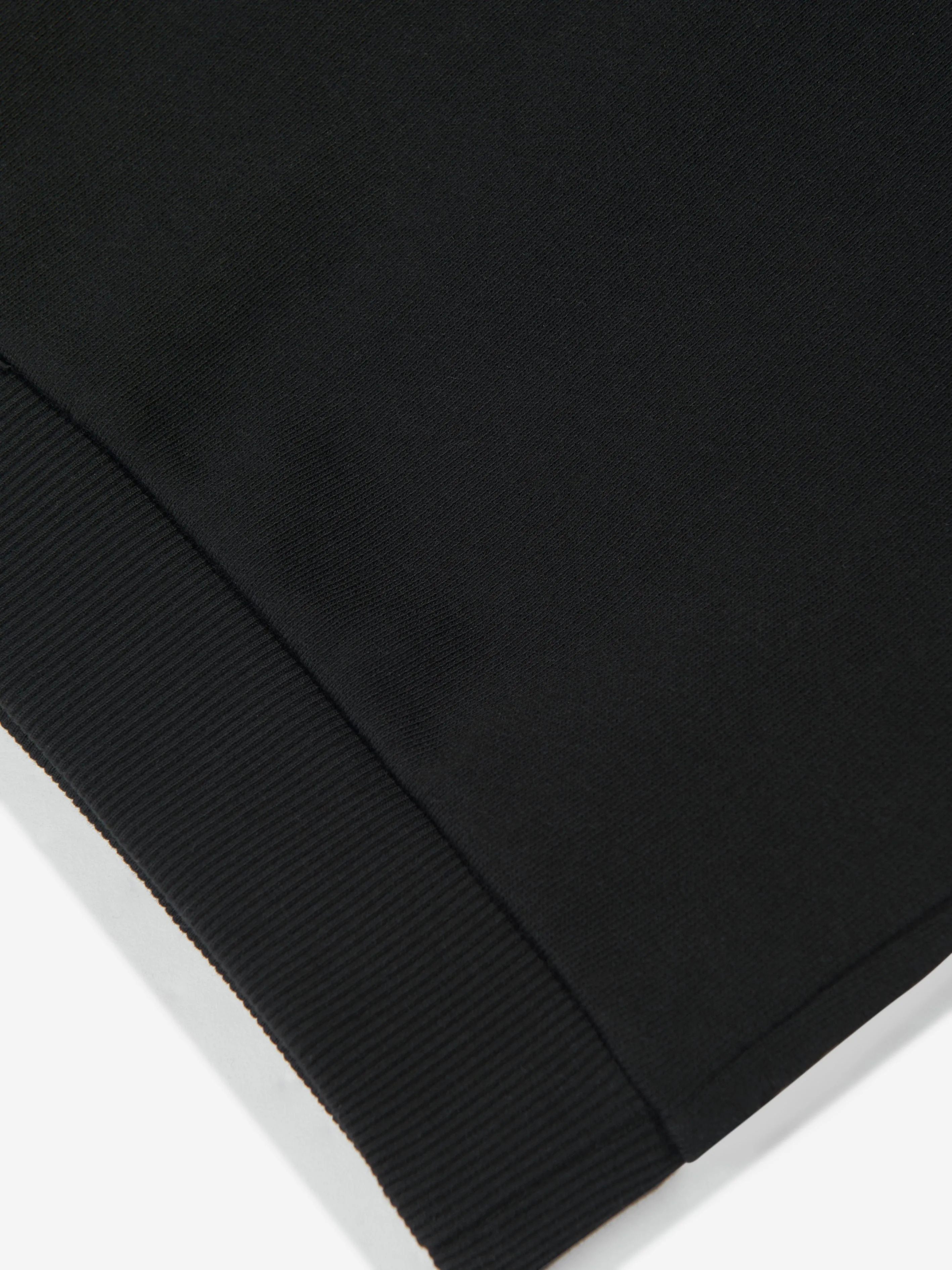 Mädchen Logo Pulloverkleid in Schwarz