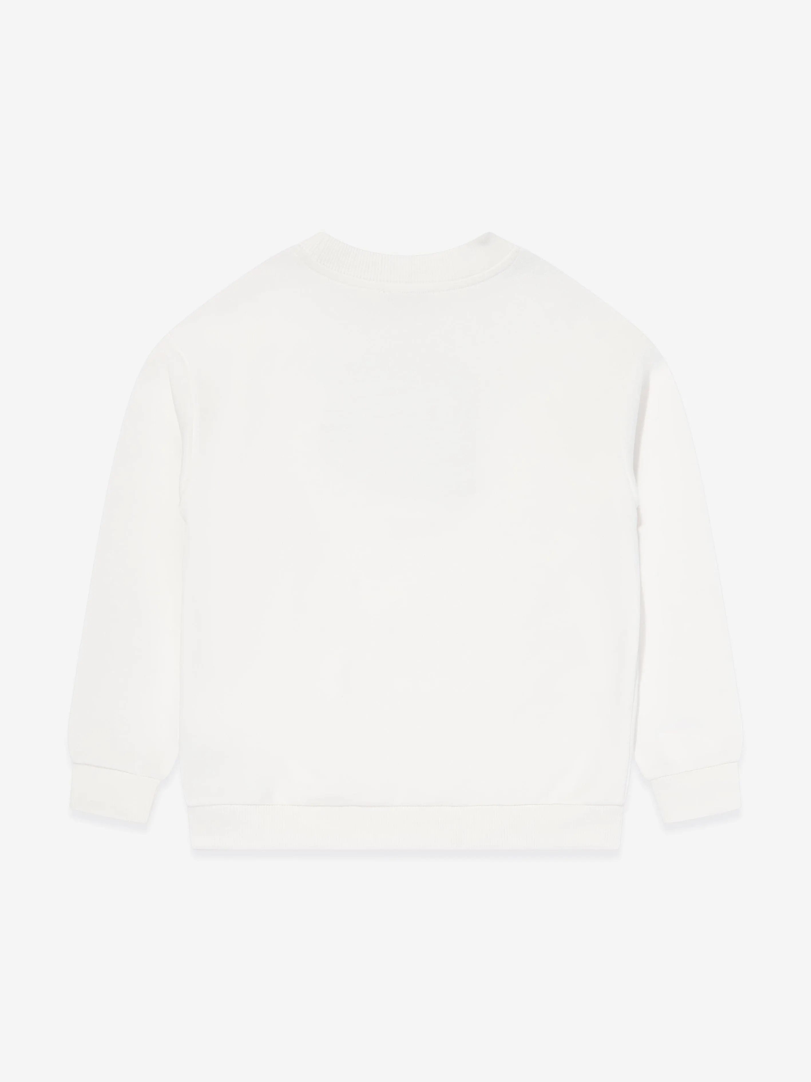 Mädchen Logo Sweatshirt in Elfenbein