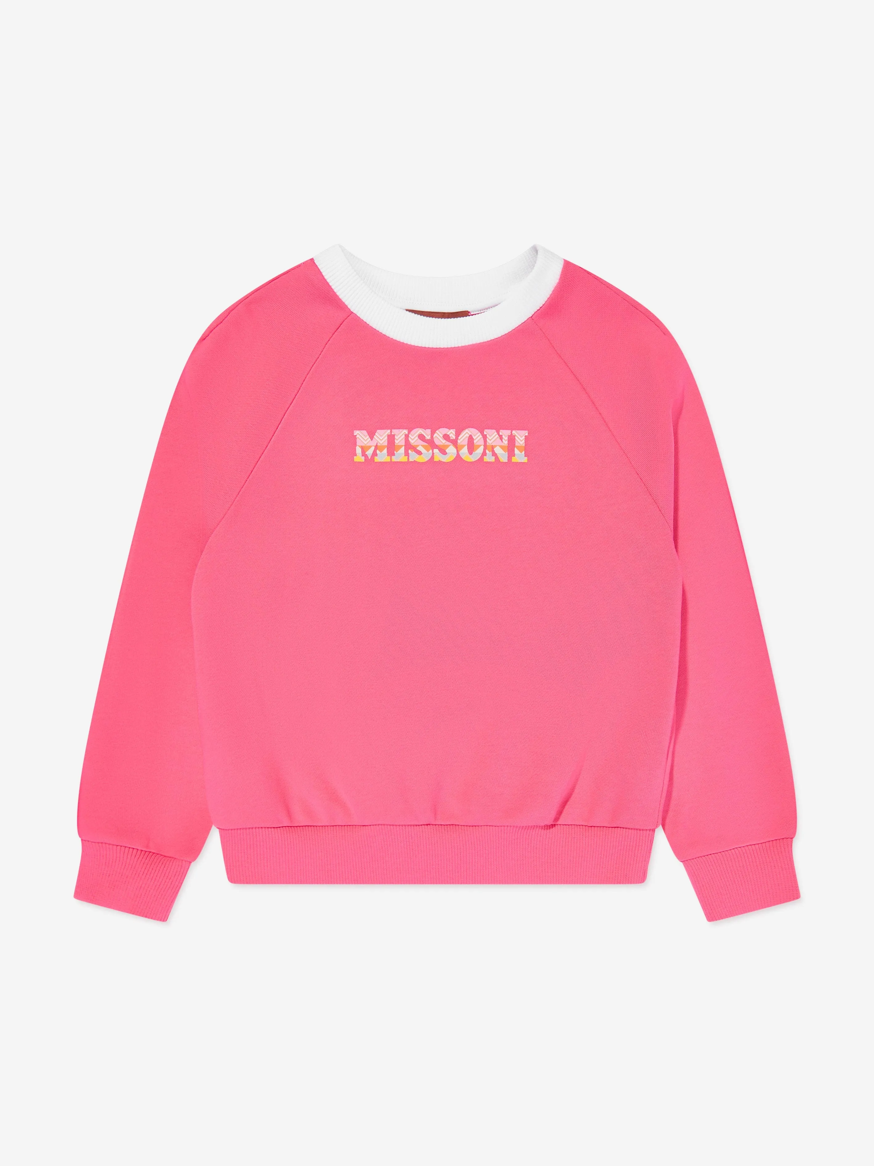 Mädchen Logo Sweatshirt in Rosa