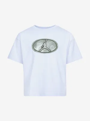 Mädchen Logo T-Shirt in Grau