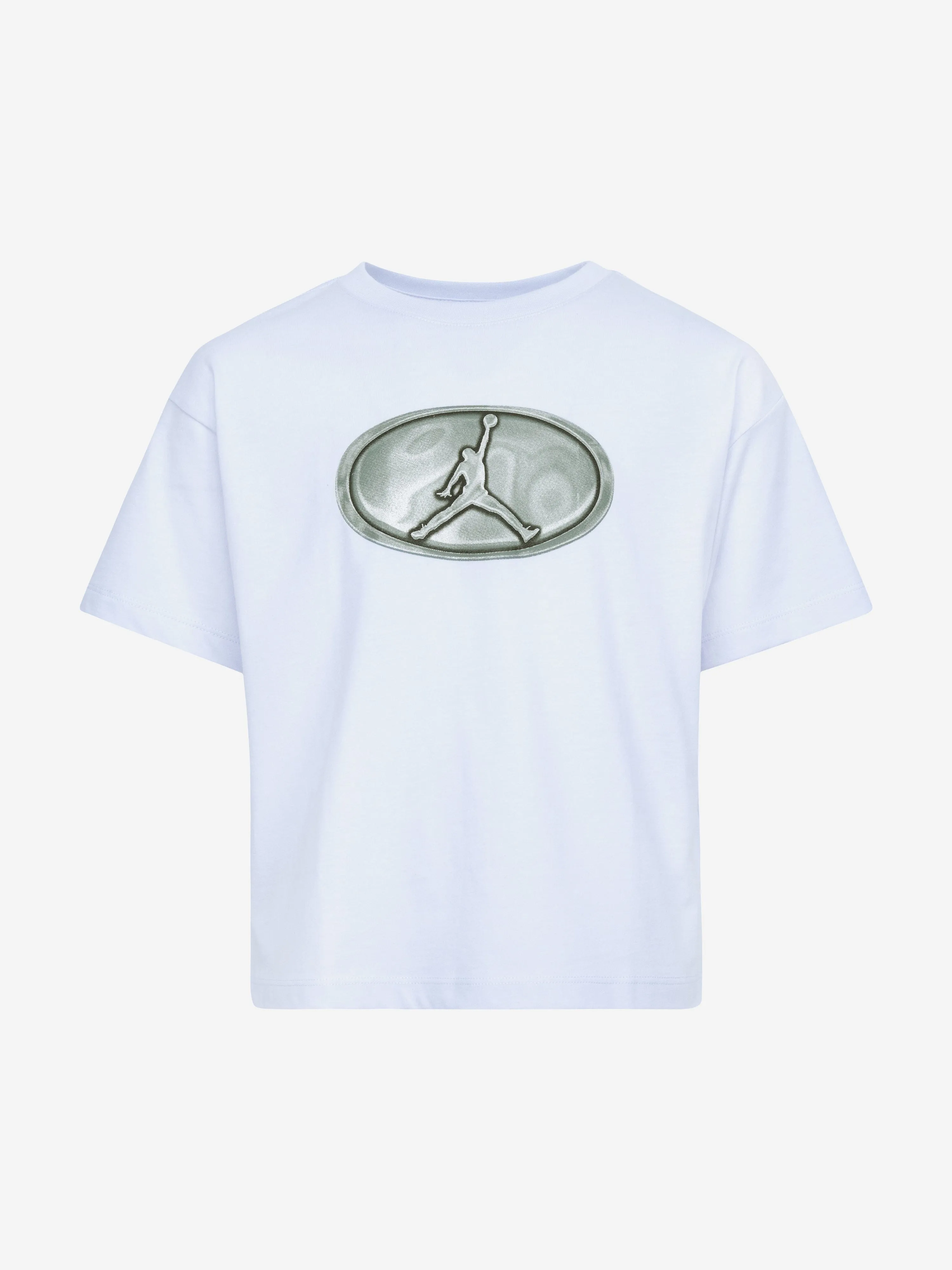 Mädchen Logo T-Shirt in Grau