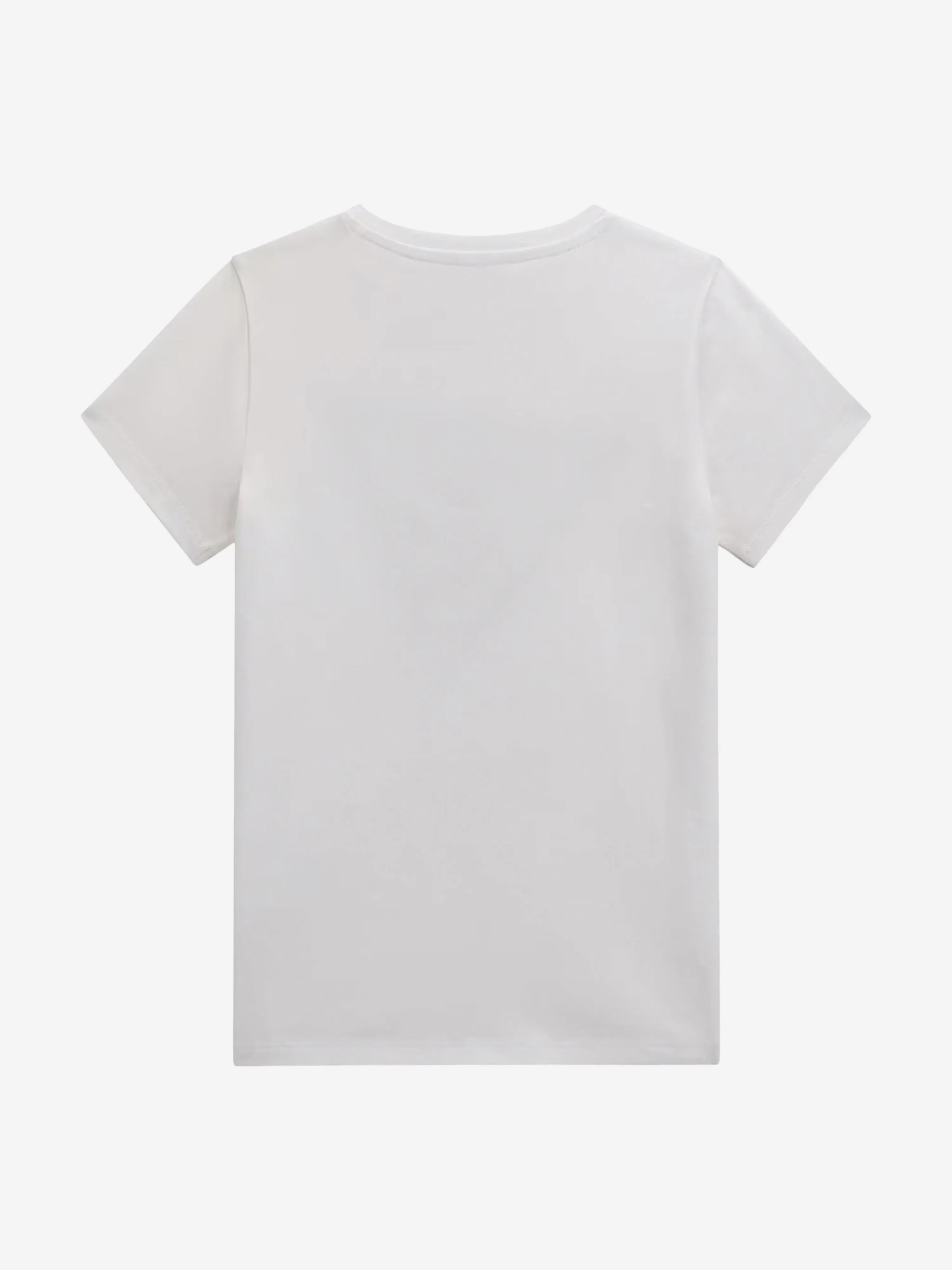 Mädchen Logo T-Shirt in Weiß