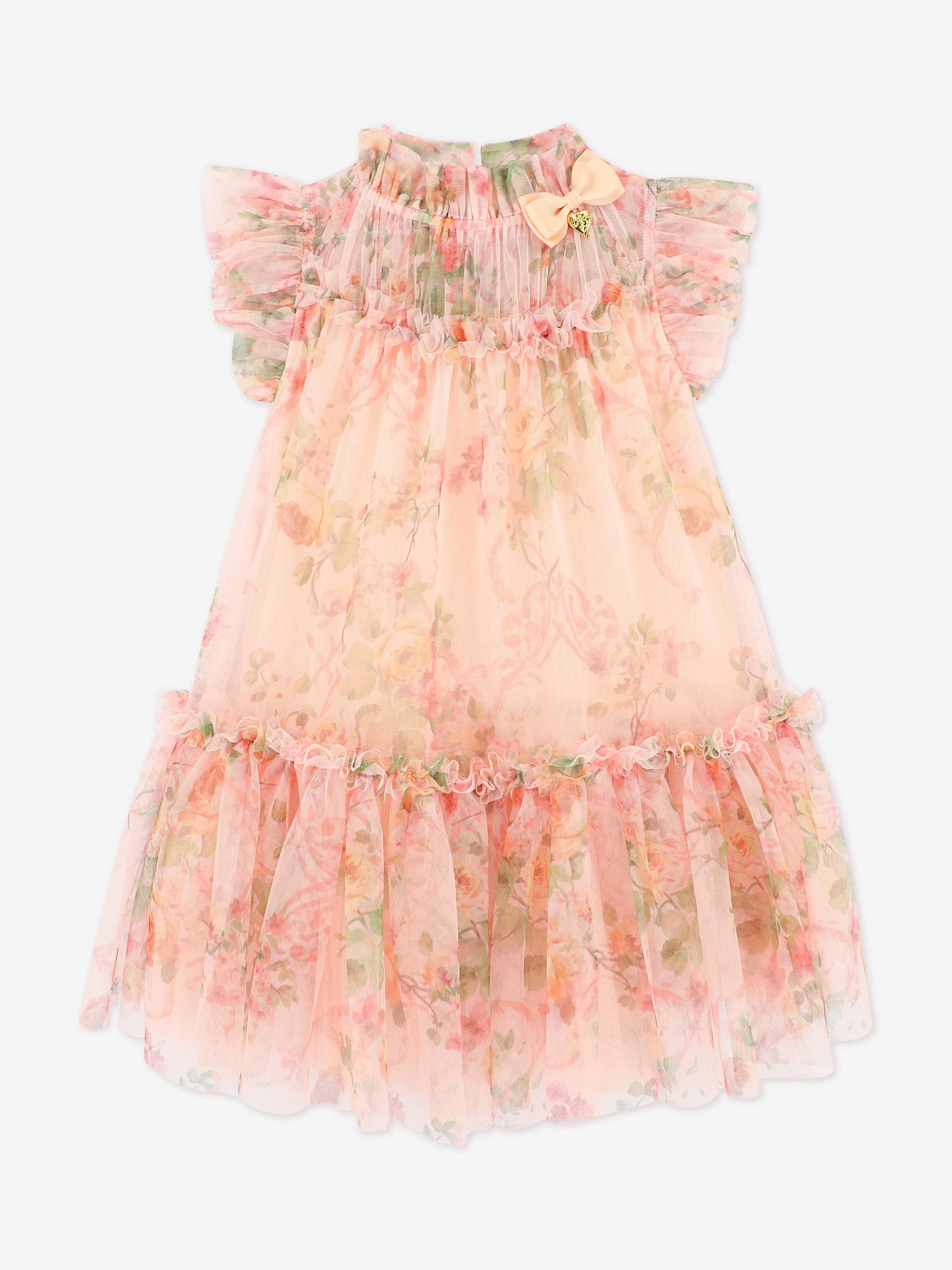 Mädchen Marigold Primrose Kleid in Rosa