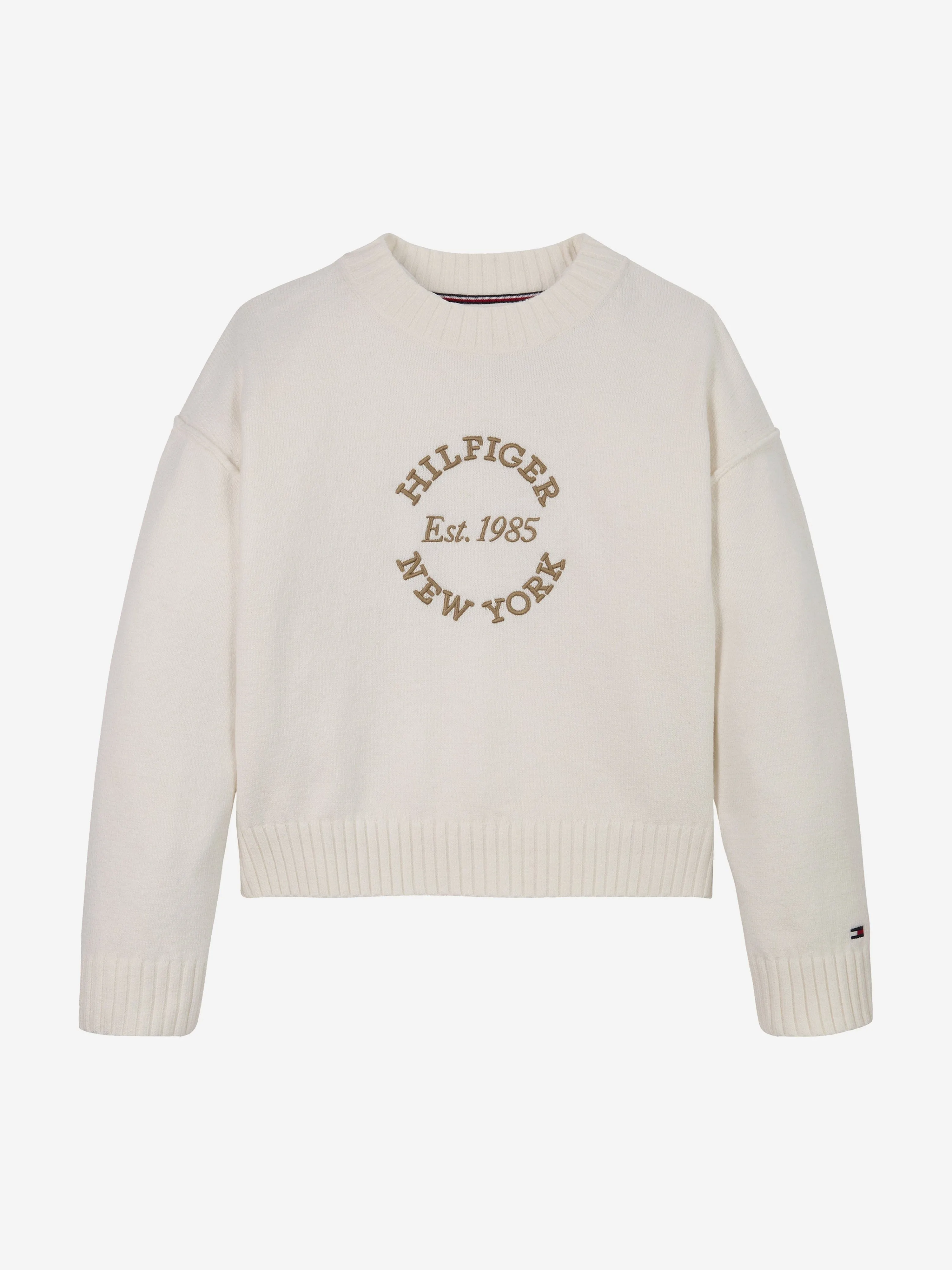 Mädchen New York Jumper in Elfenbein
