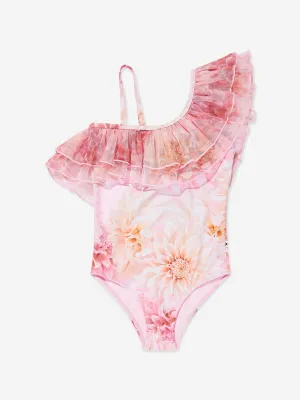 Mädchen Nilla Dahila Badeanzug in Rosa (UPF50 )