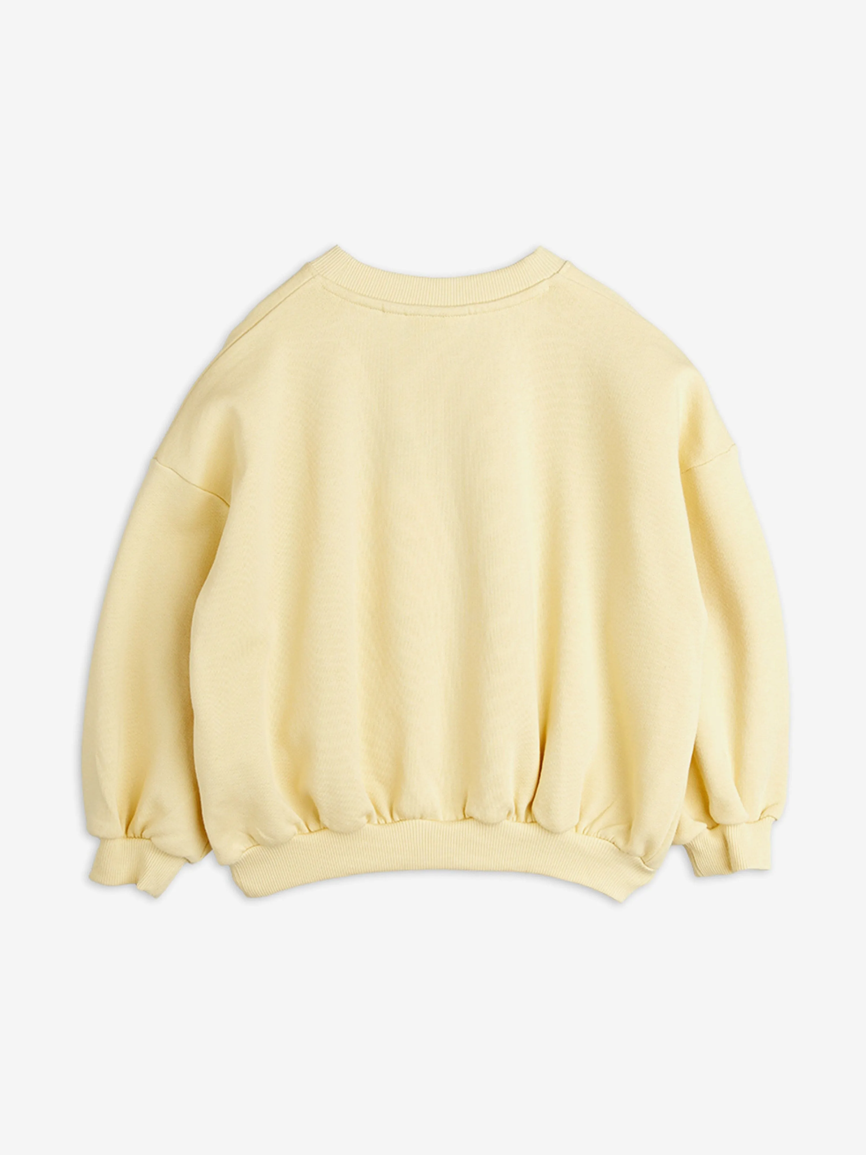 Mädchen Notiz Bestickter Sweatshirt in Gelb