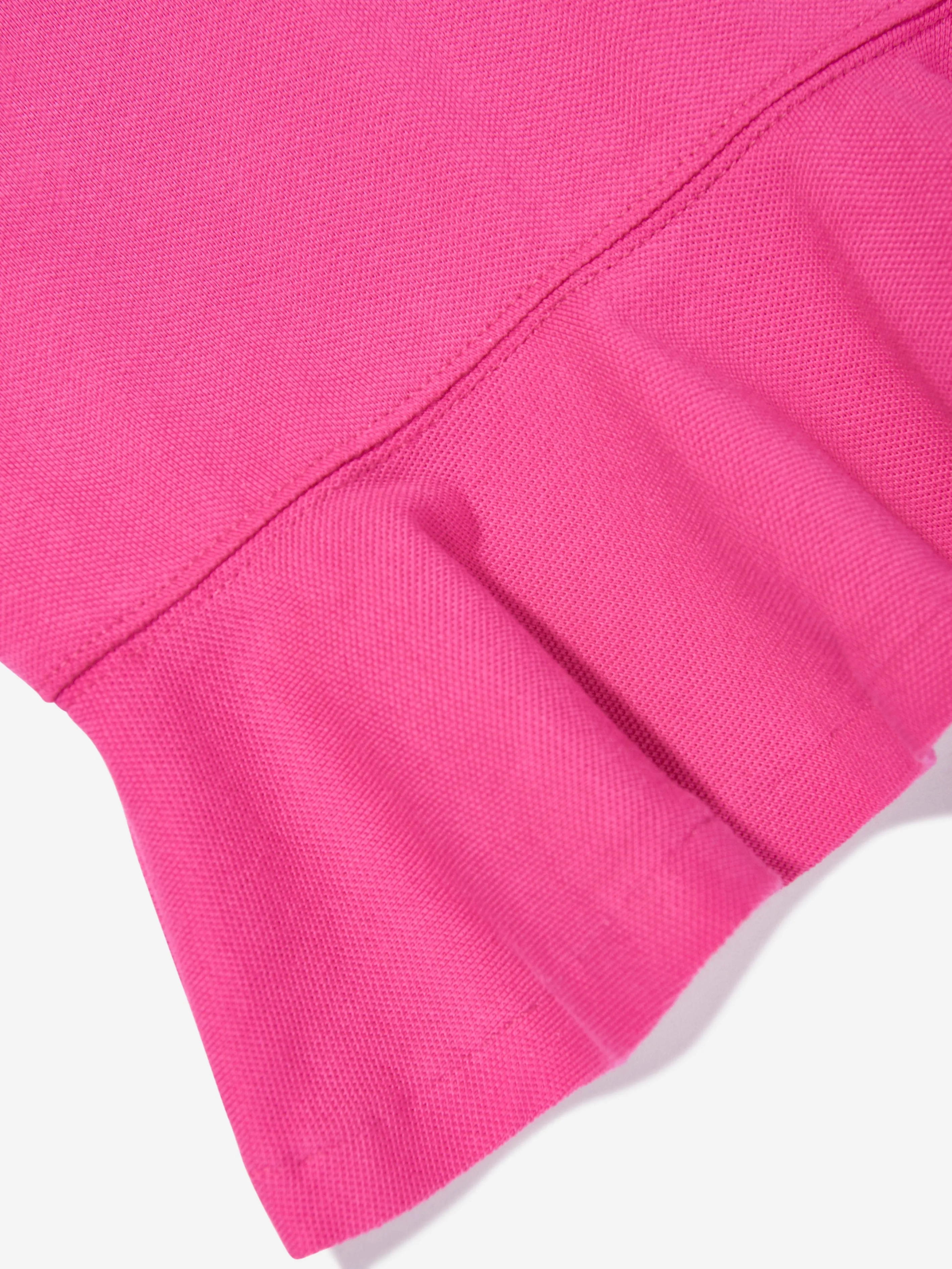 Mädchen Peplum Polo-Shirt in Rosa