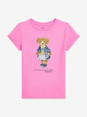 Polo Bär Mädchen T-Shirt in Rosa