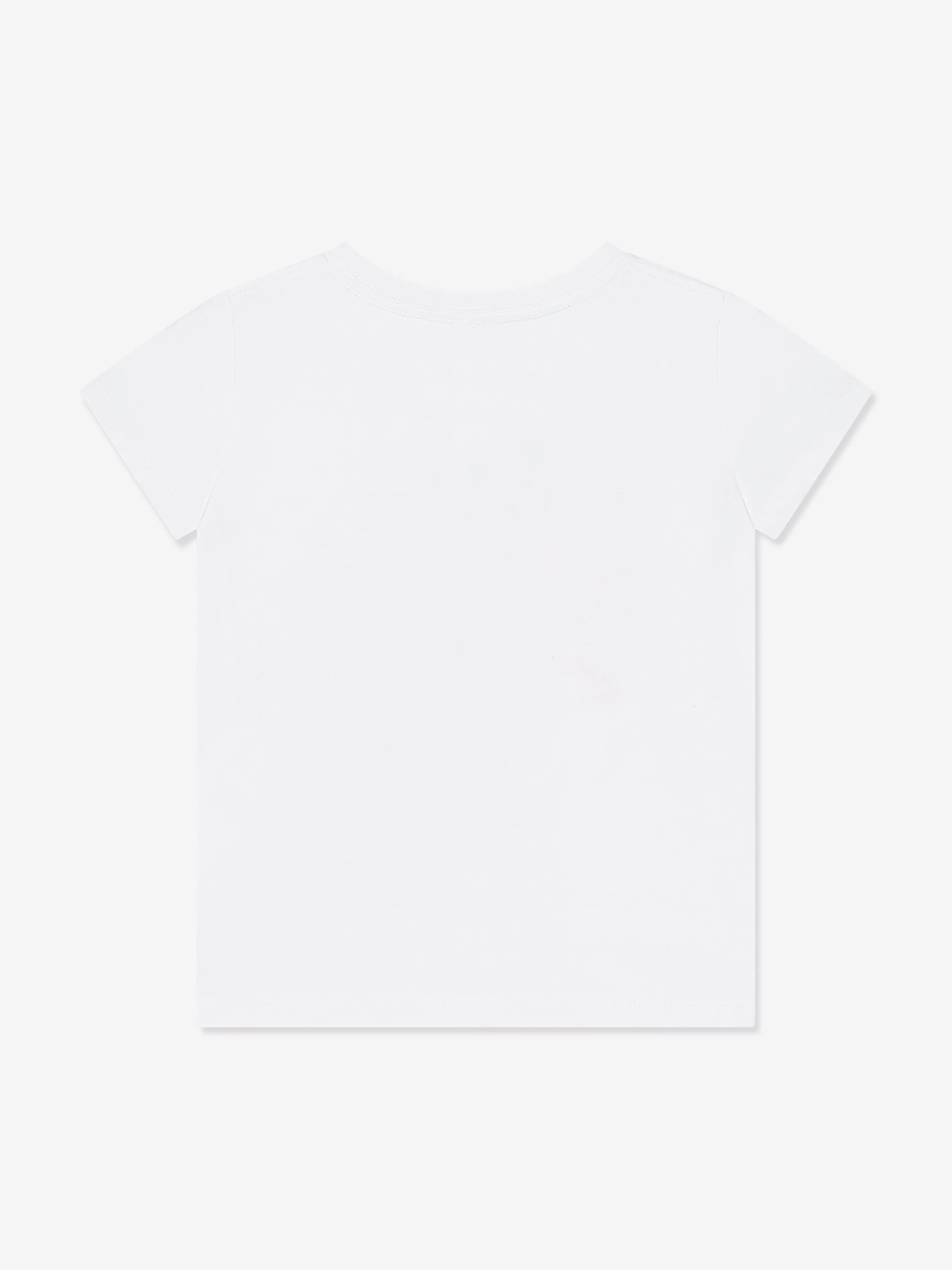 Mädchen Portofino Print T-Shirt in Weiß