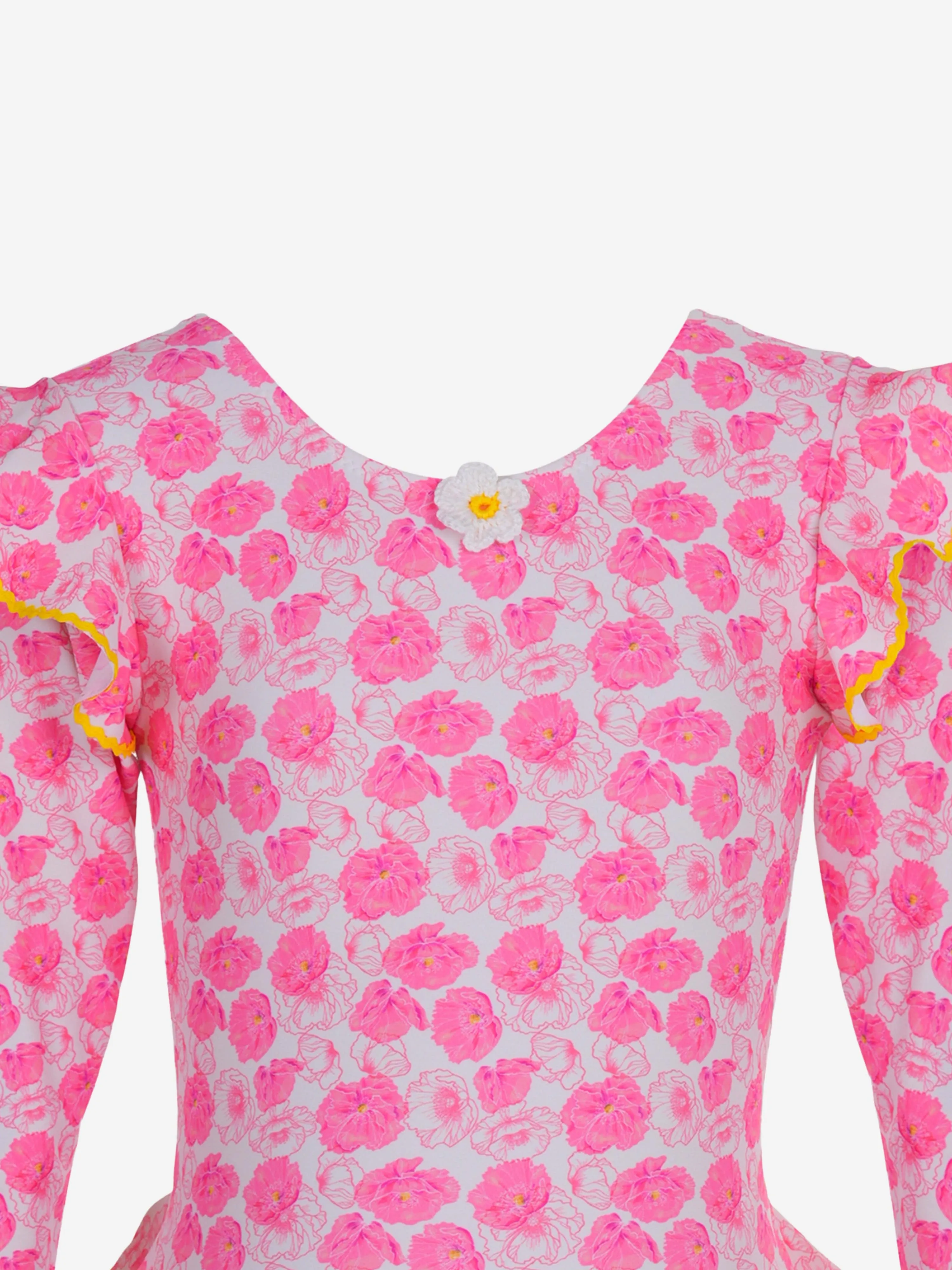 Mädchen Pflaume Badeanzug in Rosa