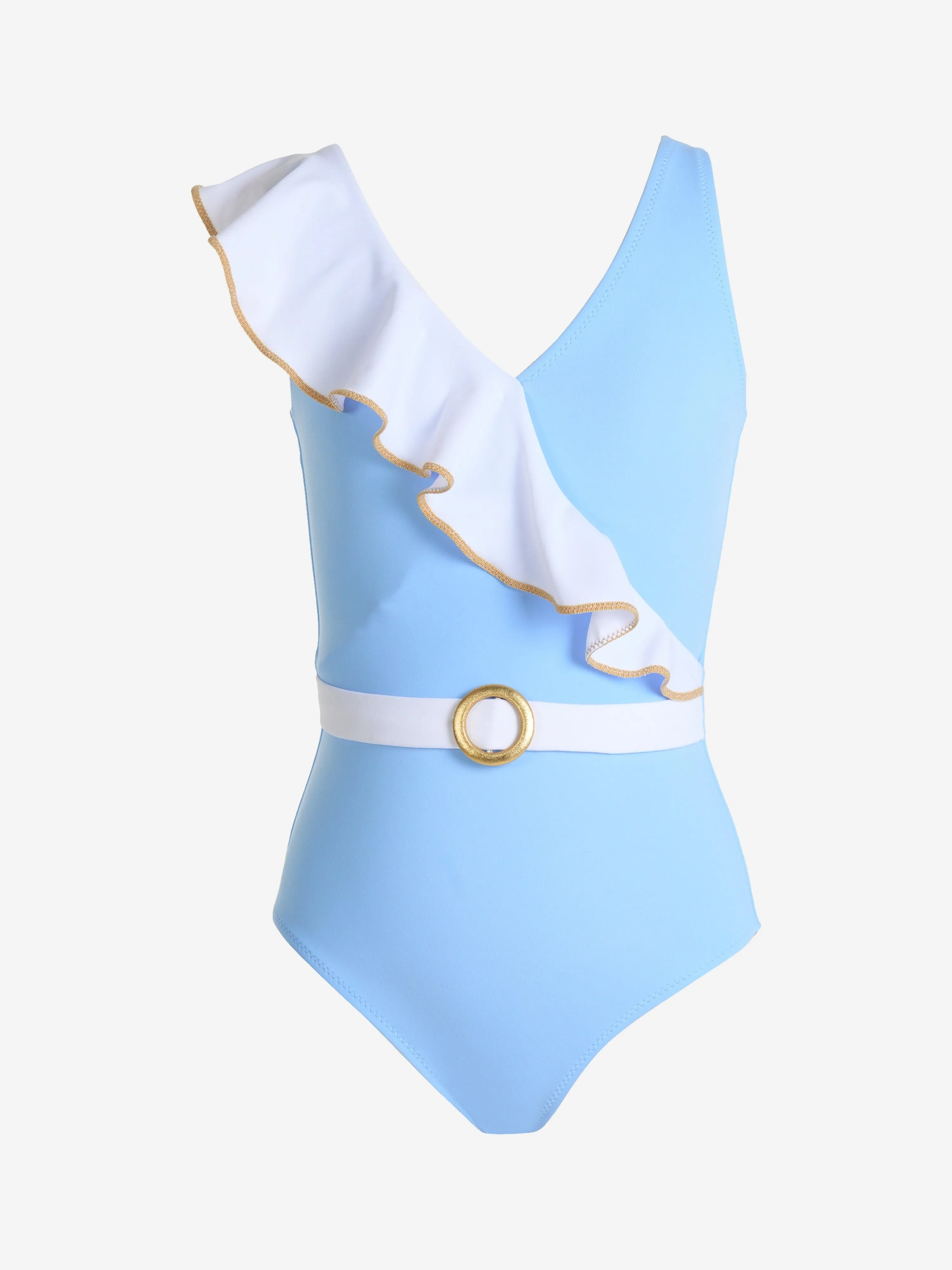 Mädchen Rebecca Badeanzug in Blau
