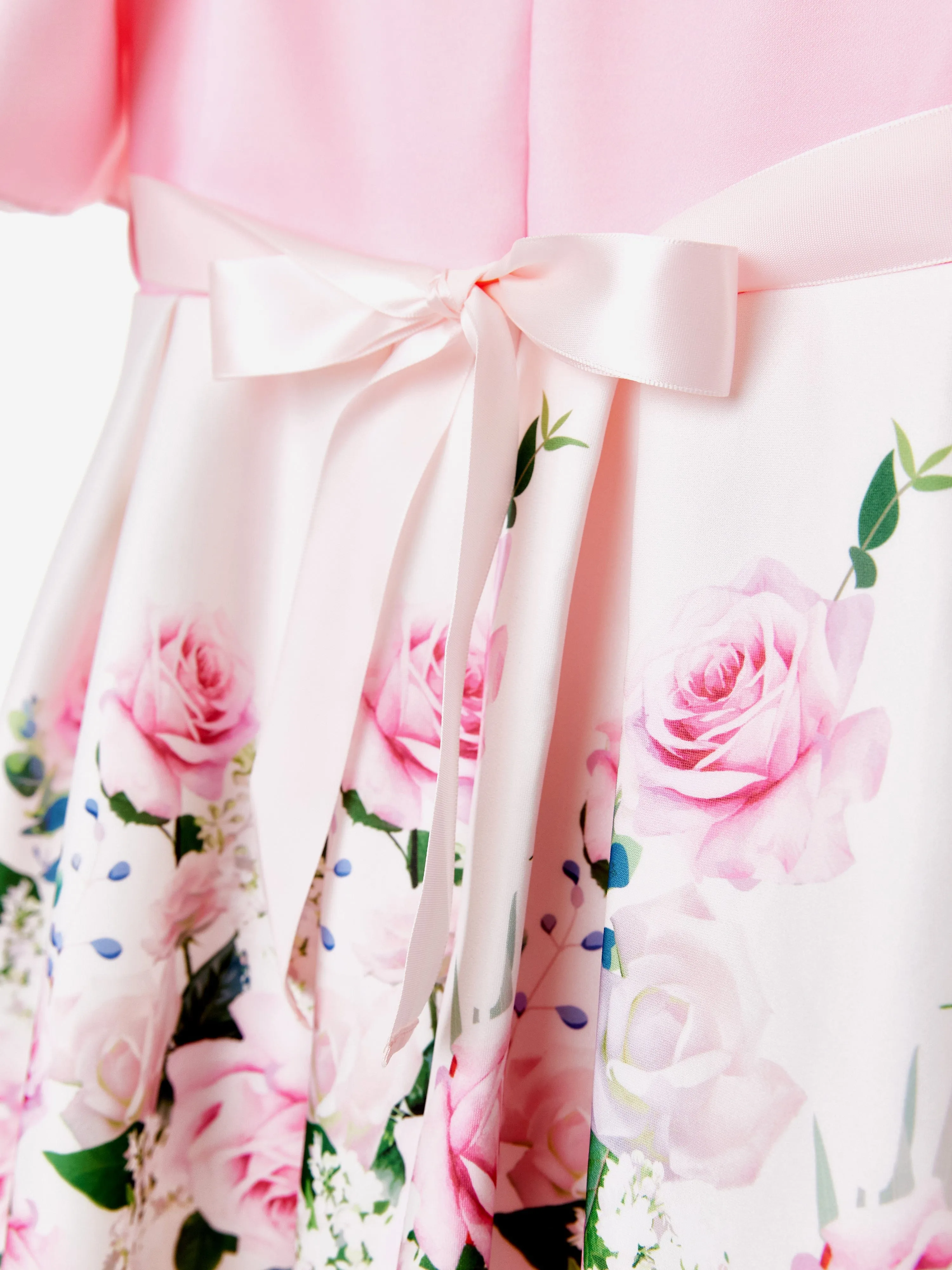Mädchen Rose Strahlenkleid in Rosa