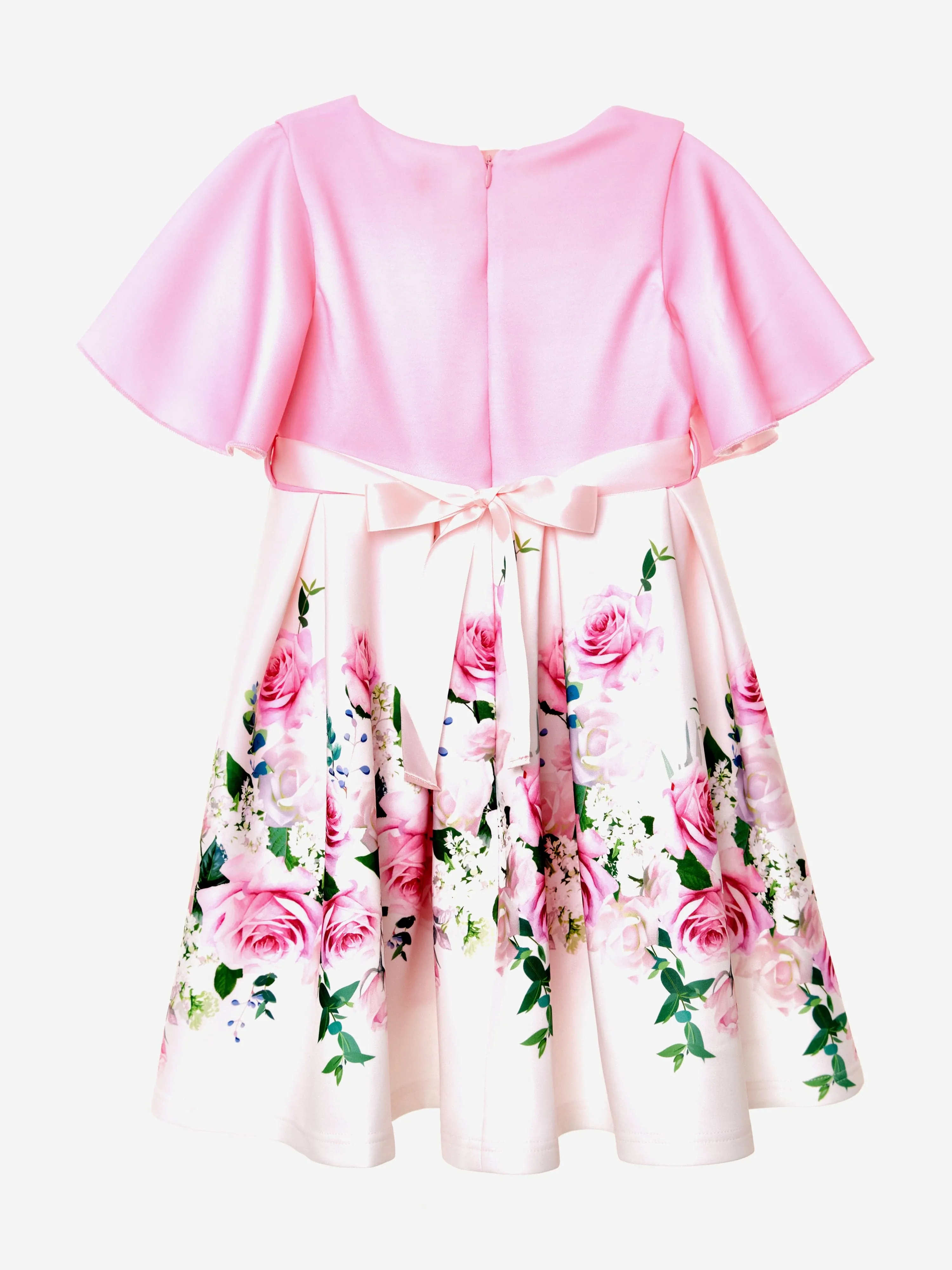 Mädchen Rose Strahlenkleid in Rosa