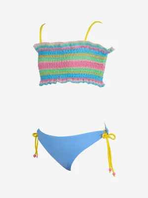 Mädchen Sathie Bikini in Blau