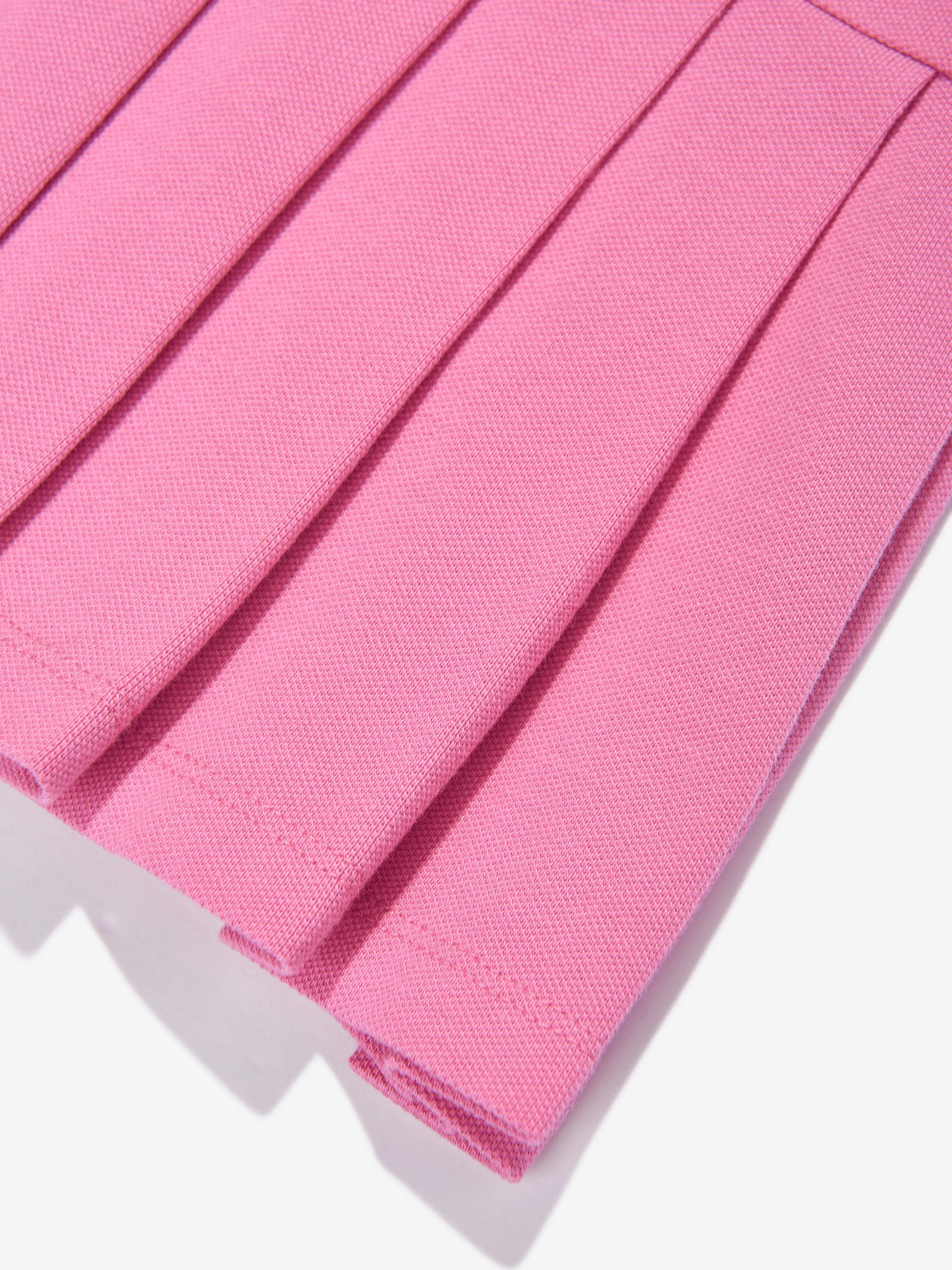 Mädchen ärmelloses Reißverschluss-Pleated-Kleid in Rosa