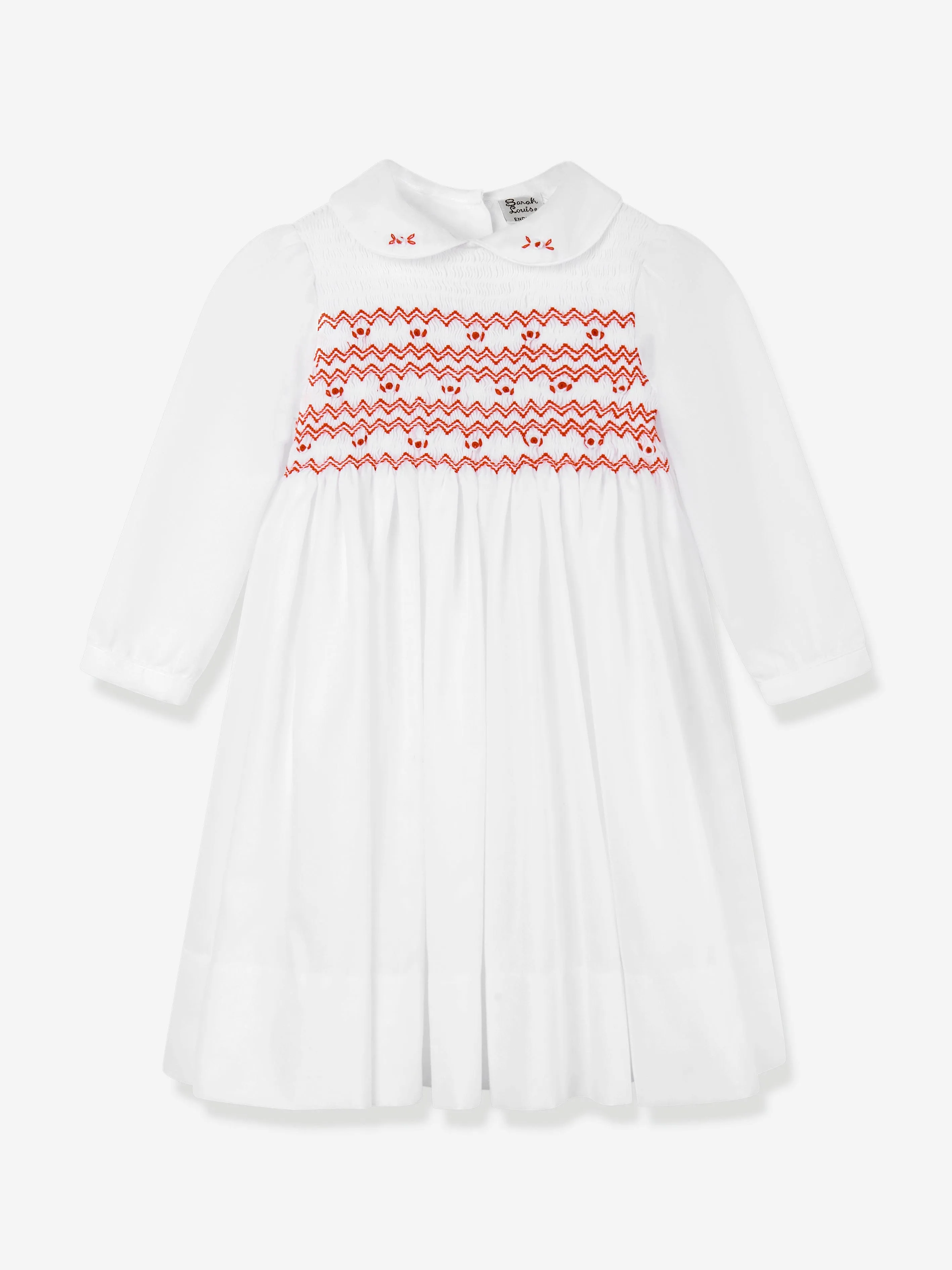 Mädchen Rüschenkleid in Weiß