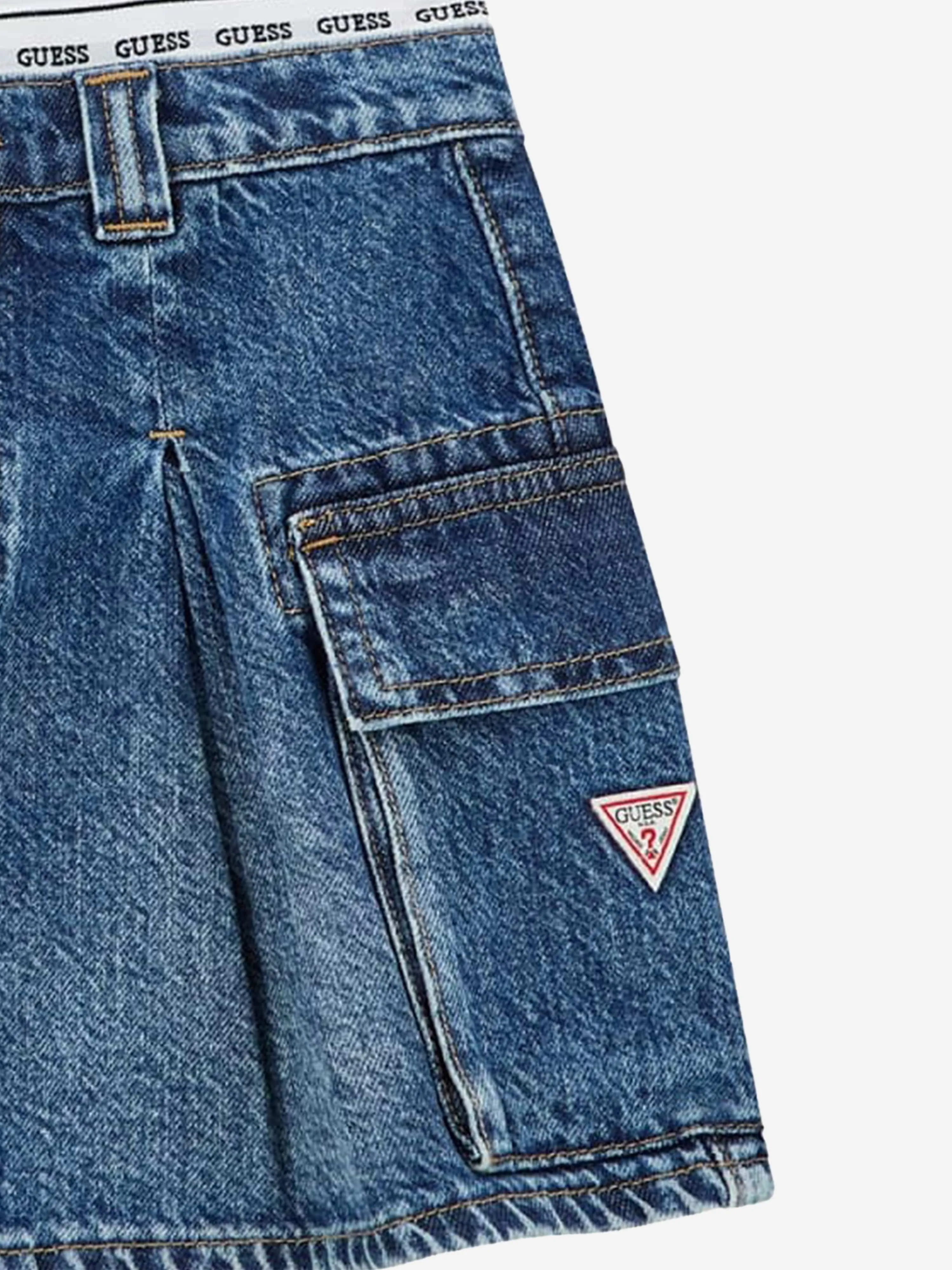Sportlicher Denimrock für Mädchen in Blau