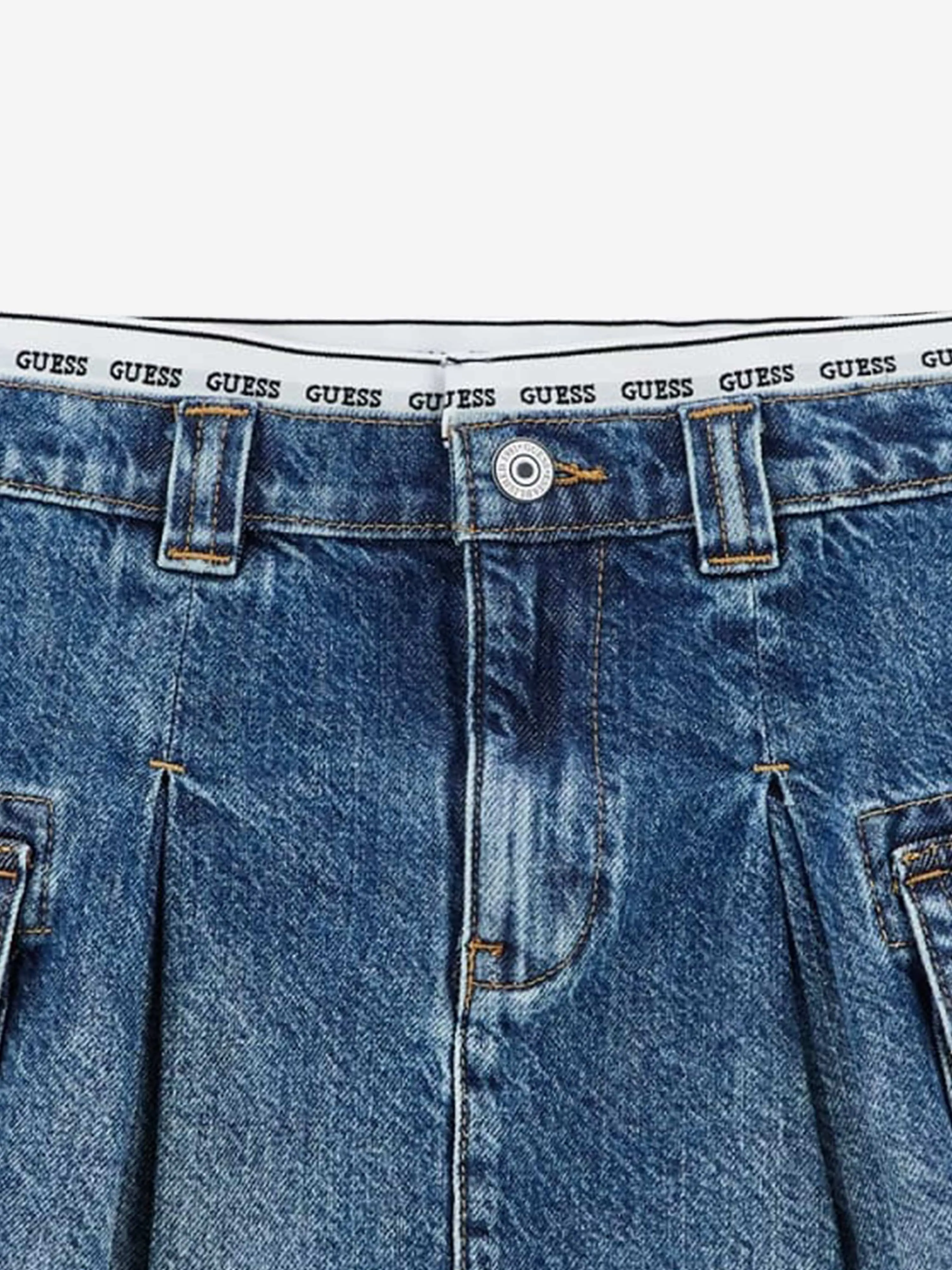 Sportlicher Denimrock für Mädchen in Blau