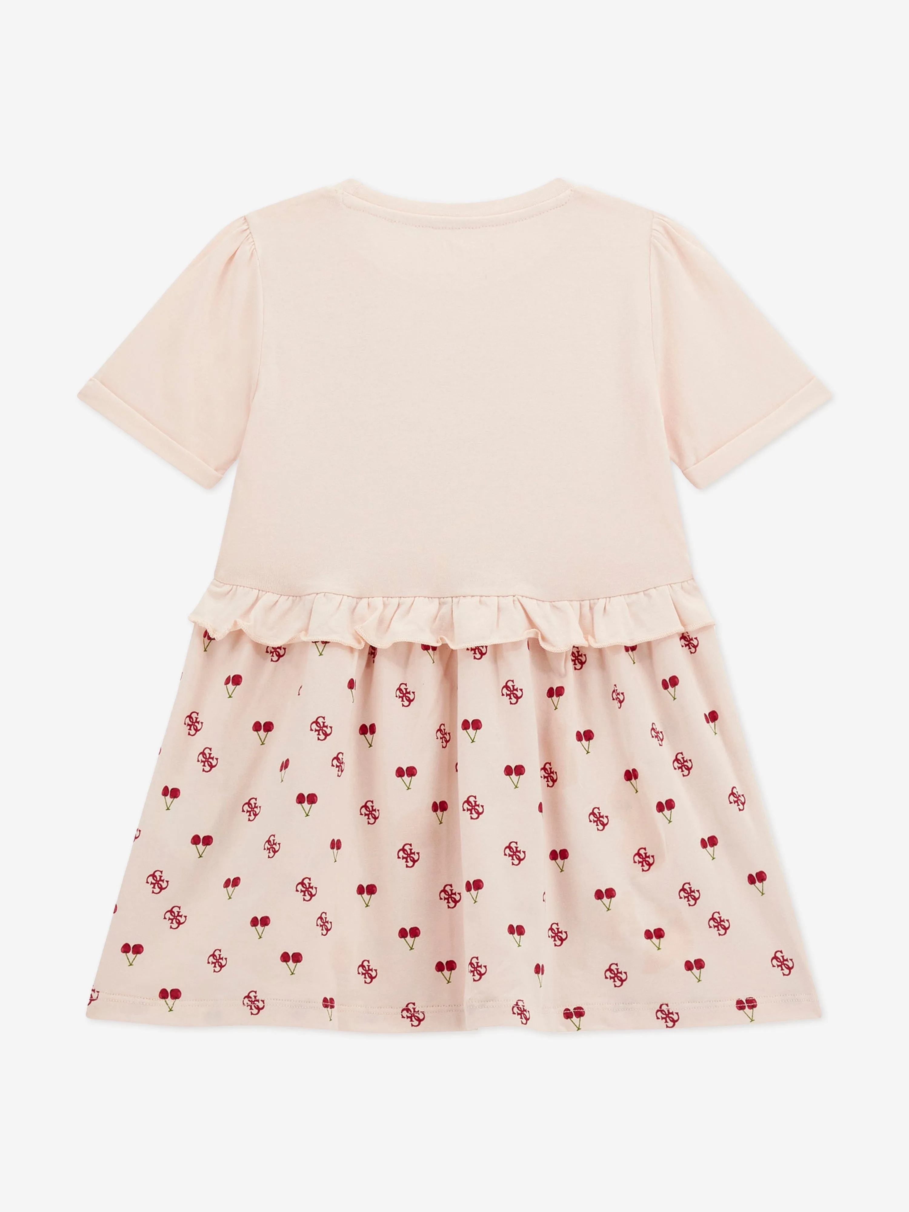 Mädchen Stretch-Jersey-Kleid in Rosa