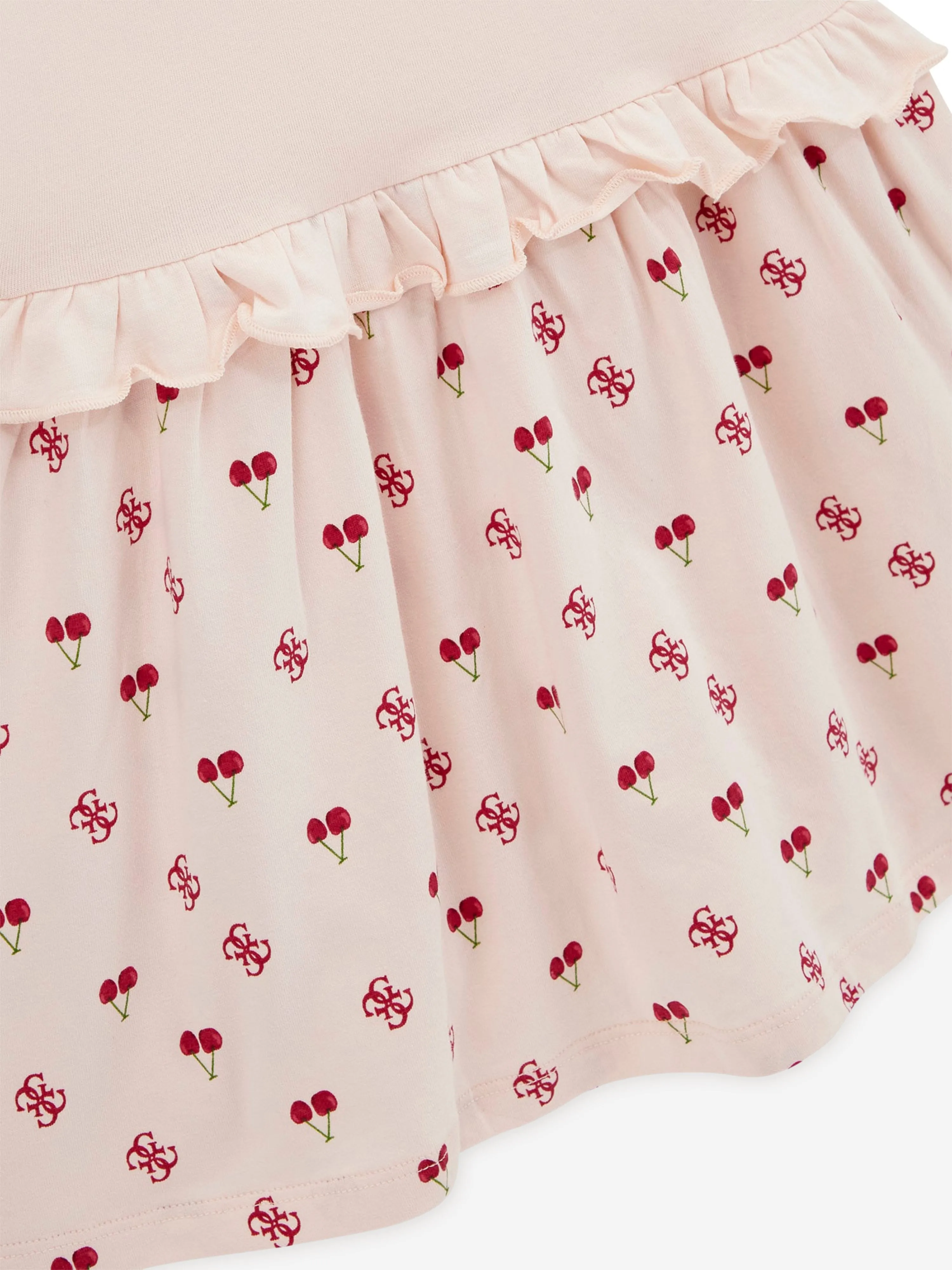 Mädchen Stretch-Jersey-Kleid in Rosa