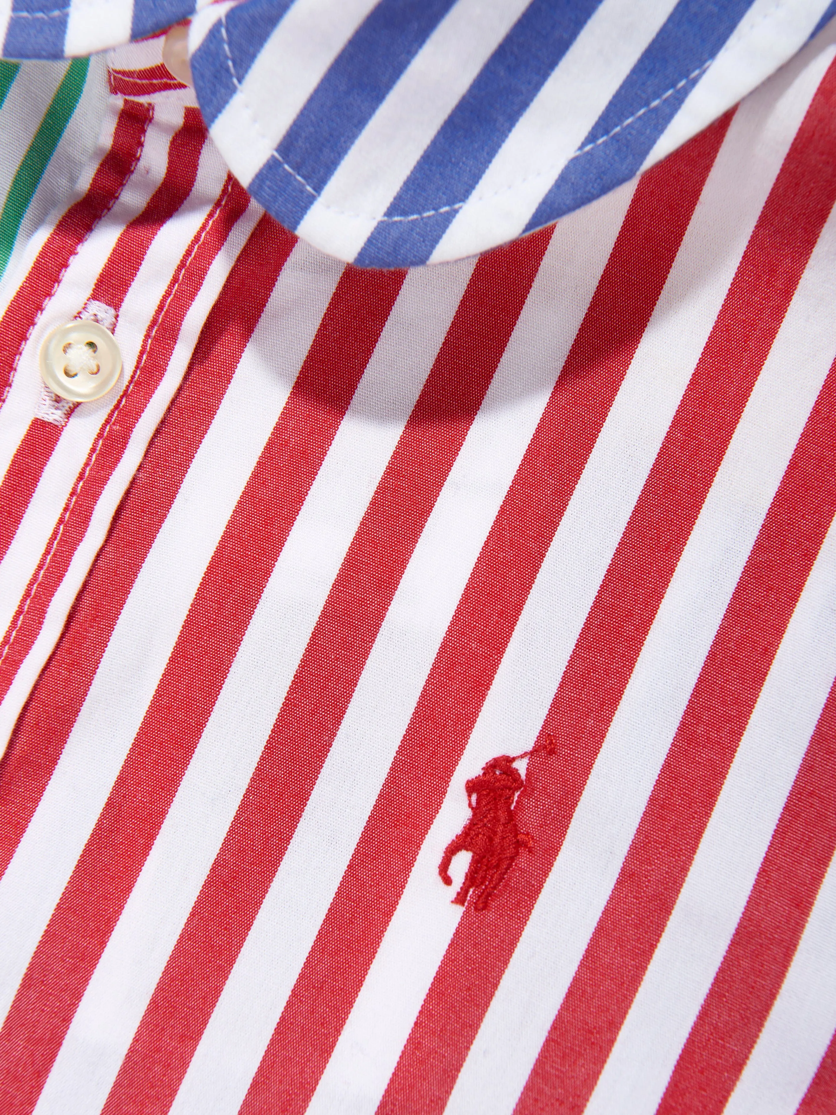 Mädchen Gestreiftes Shirt-Kleid in Mehrfarbig