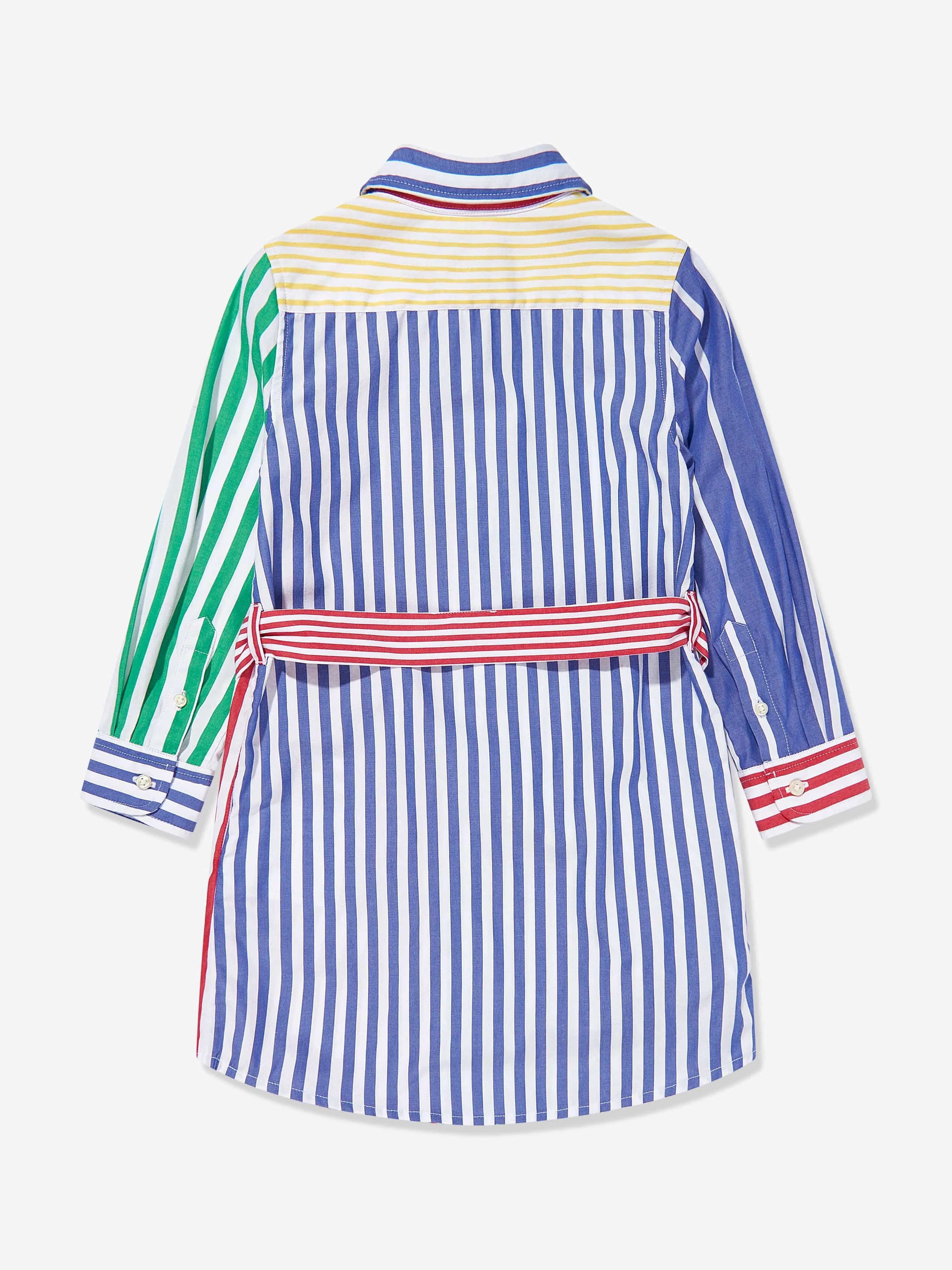 Mädchen Gestreiftes Shirt-Kleid in Mehrfarbig