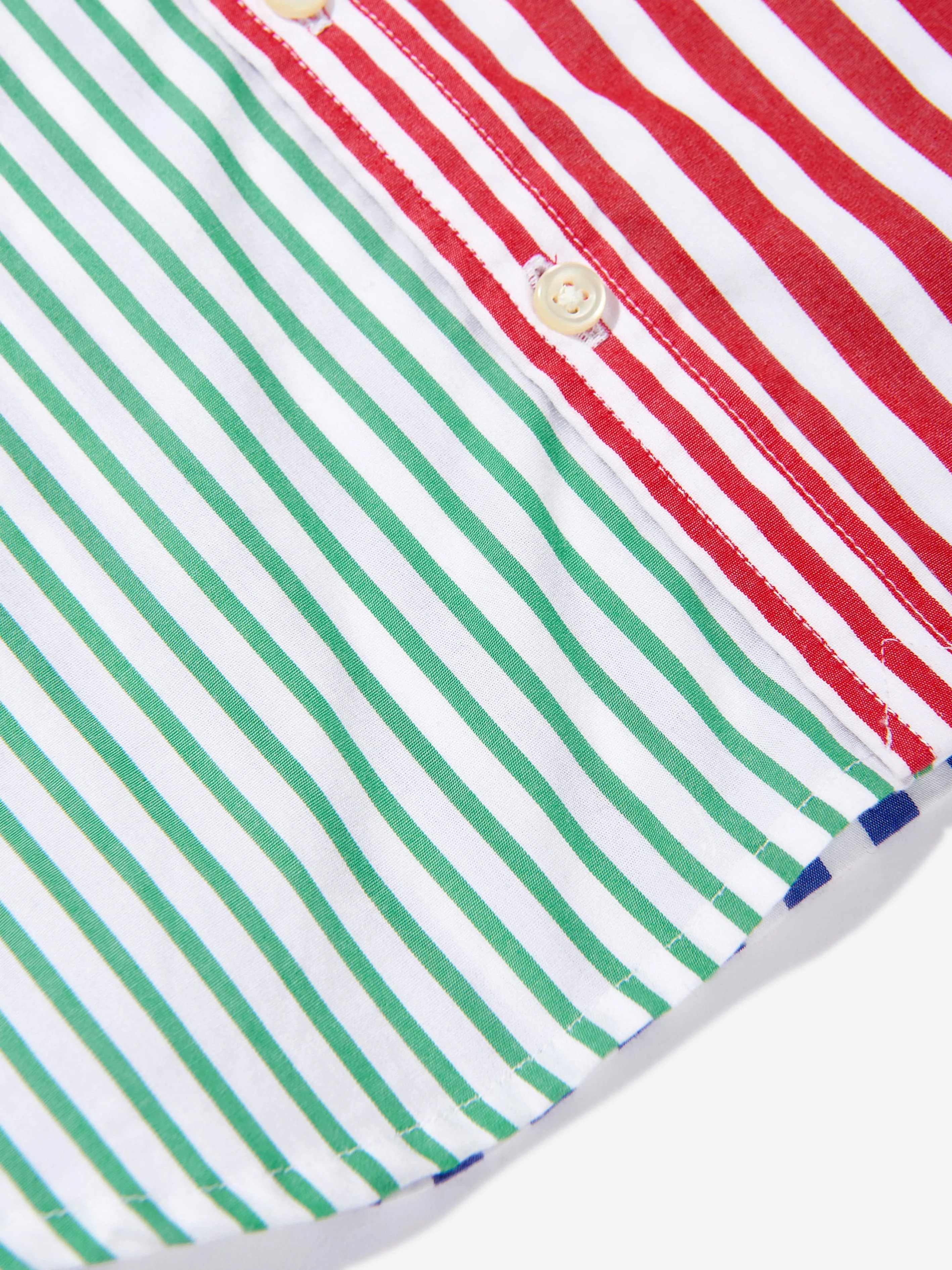 Mädchen Gestreiftes Shirt-Kleid in Mehrfarbig