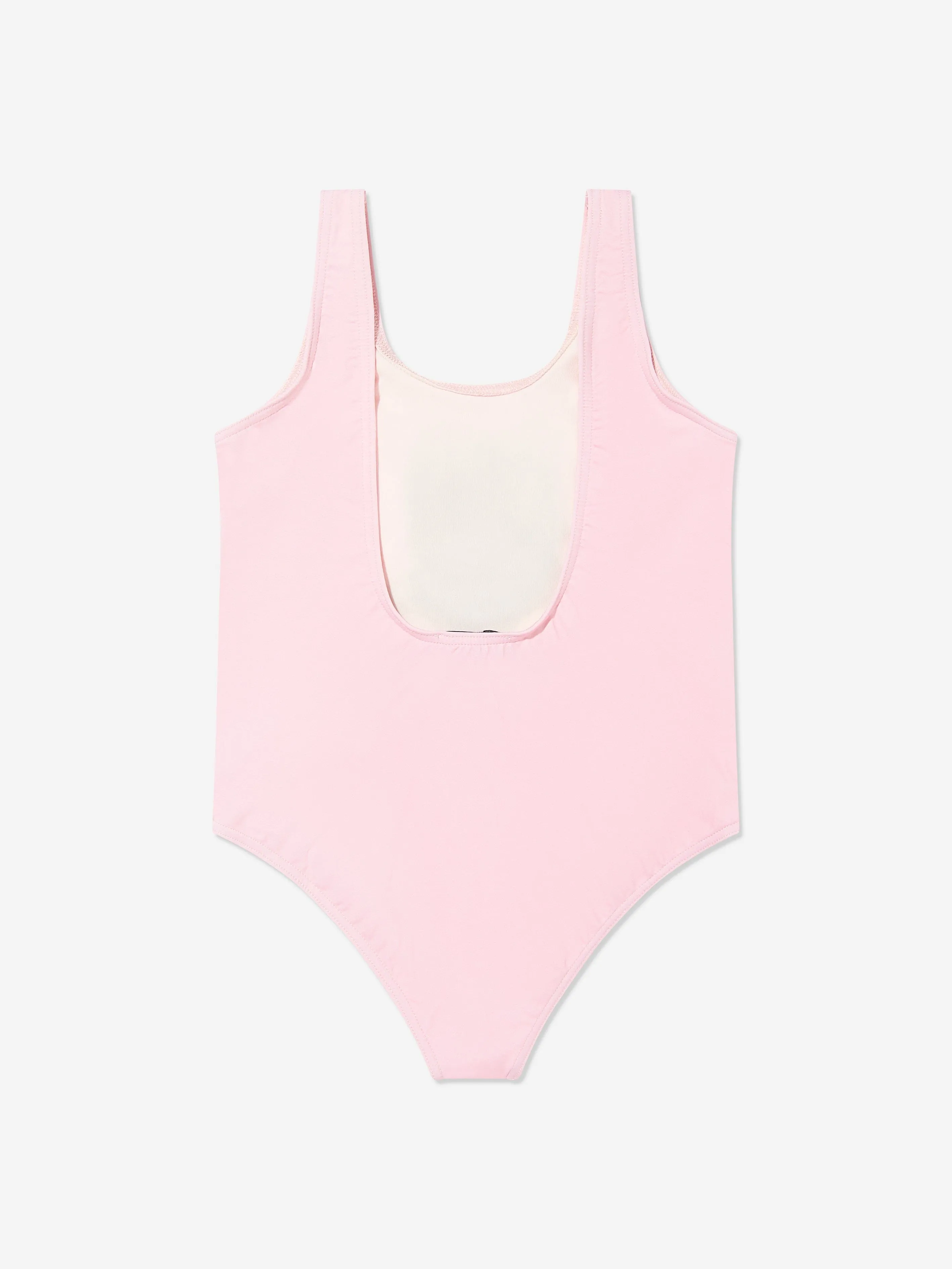 Mädchen Teddybär Logo Badeanzug in Rosa