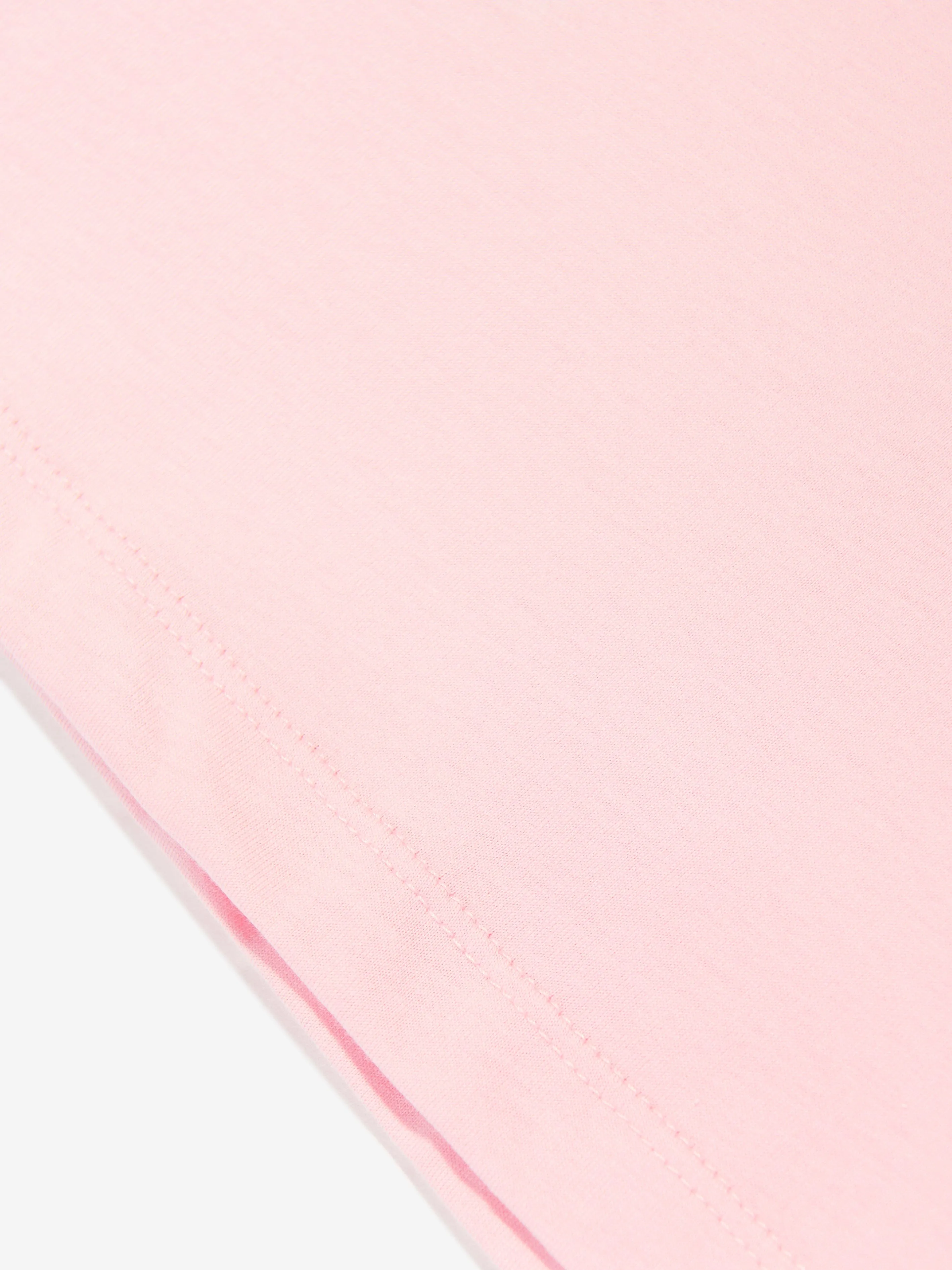Mädchen Teddybär Logo T-Shirt in Rosa