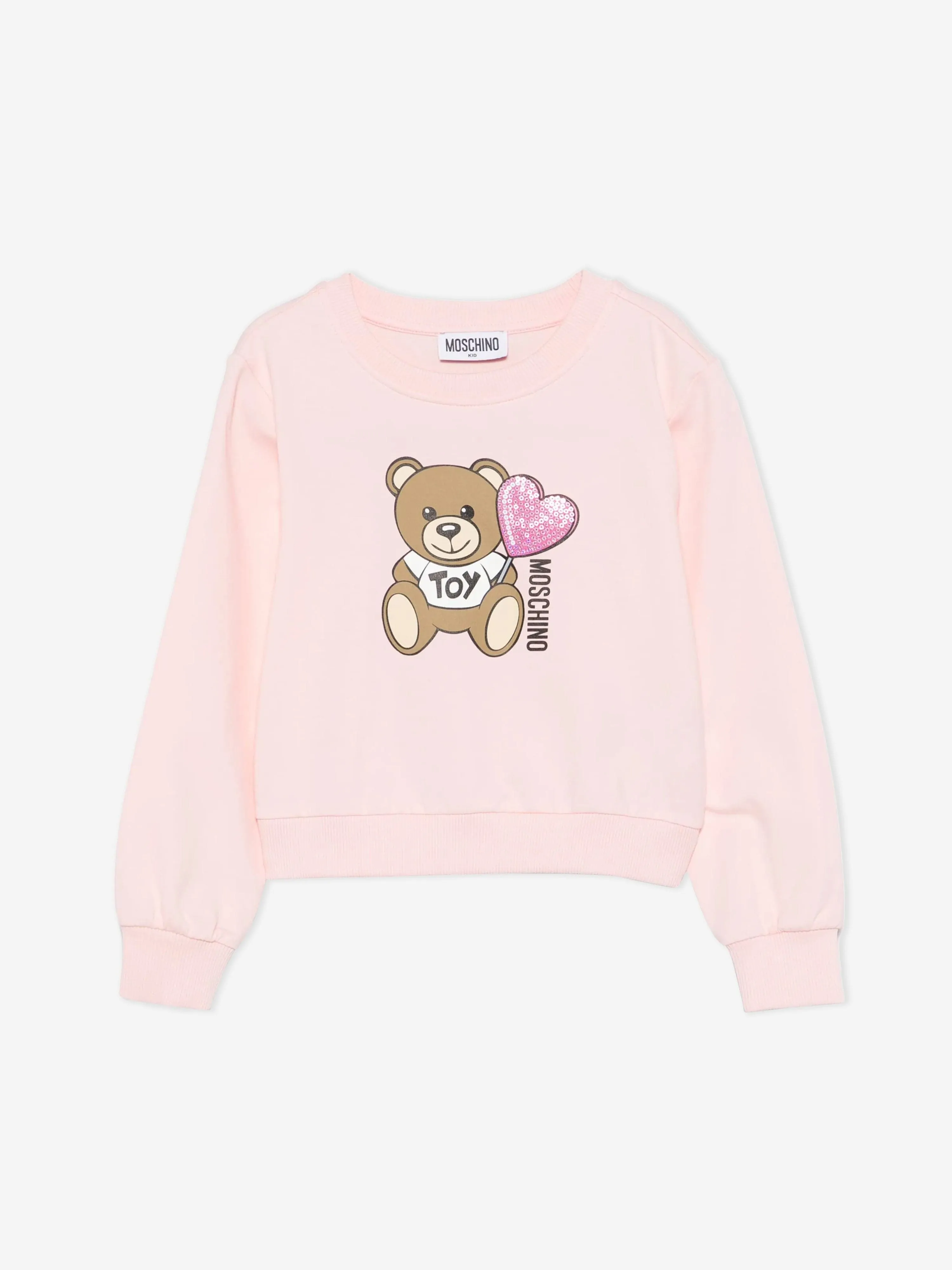 Mädchen Teddybär Pullover in Rosa