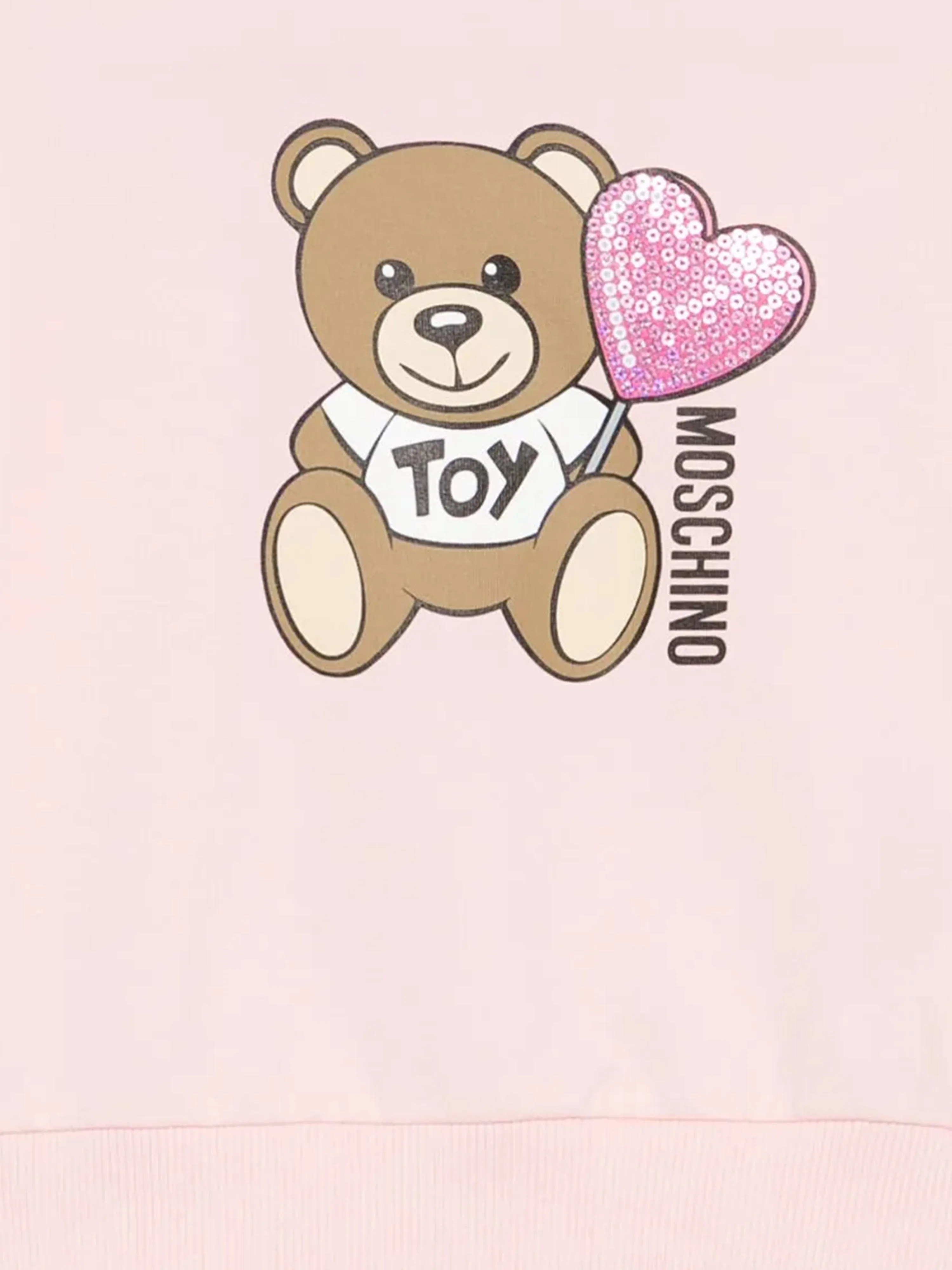 Mädchen Teddybär Pullover in Rosa