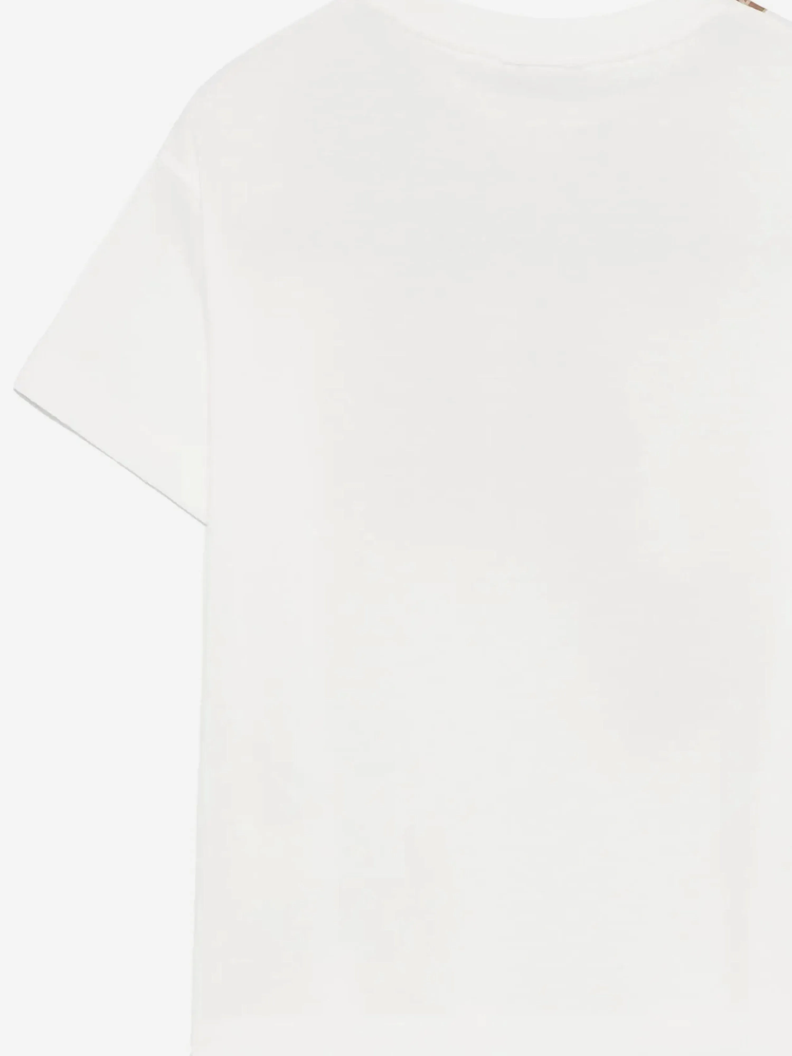 Mädchen Trompe l'oeil Schleifen-Print T-Shirt in Weiß